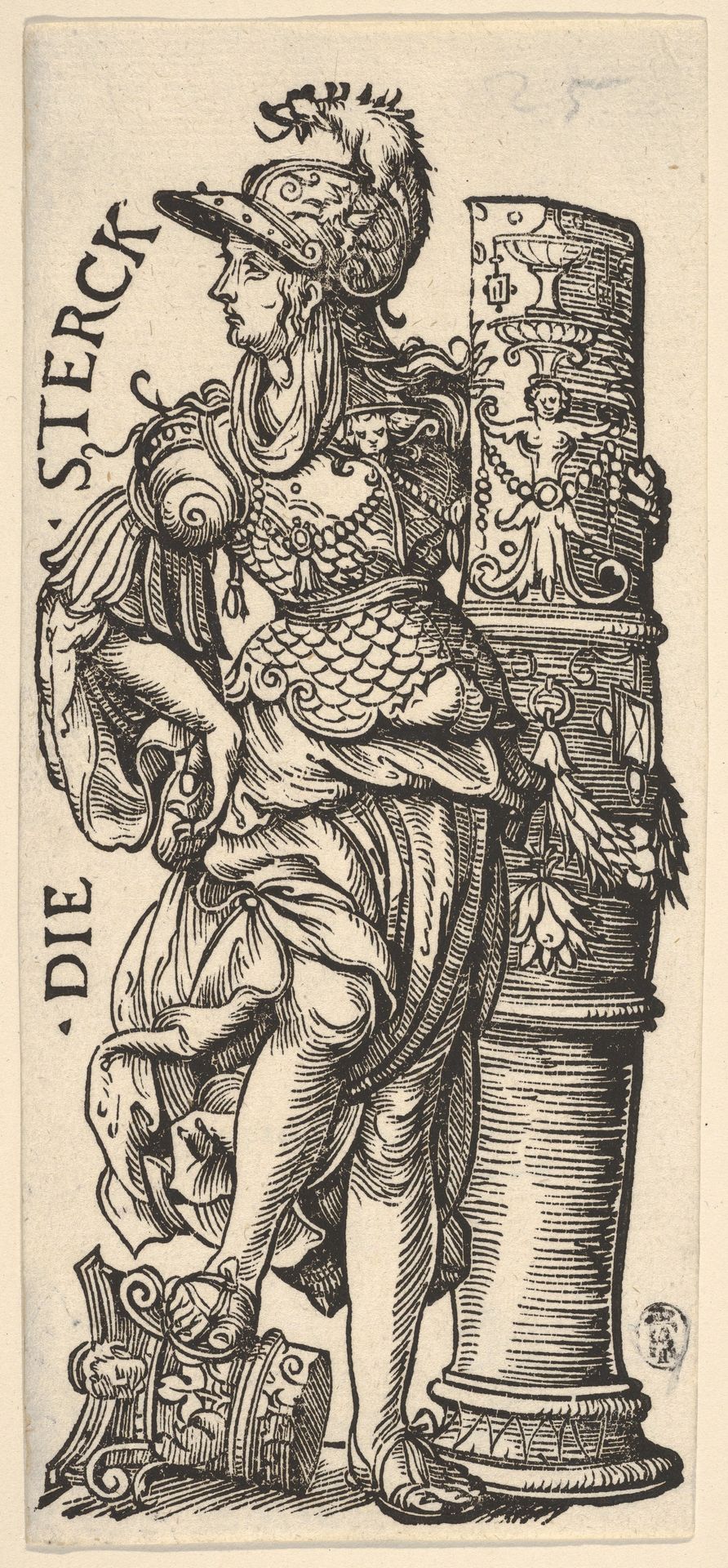 Fortitude (Die Sterck), from The Seven Virtues by Hans Burgkmair