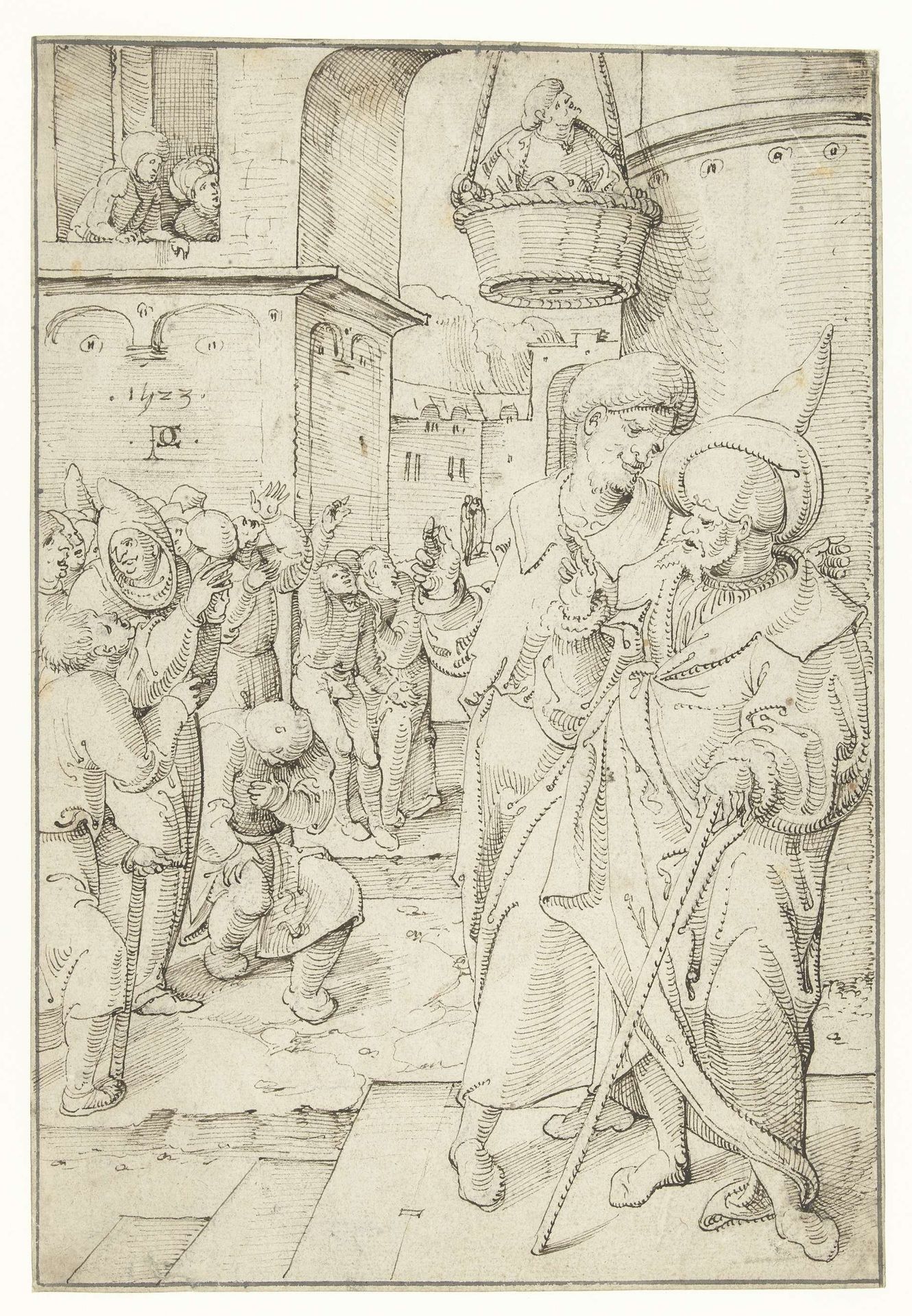 Virgilius in de mand by Pieter Cornelisz Kunst