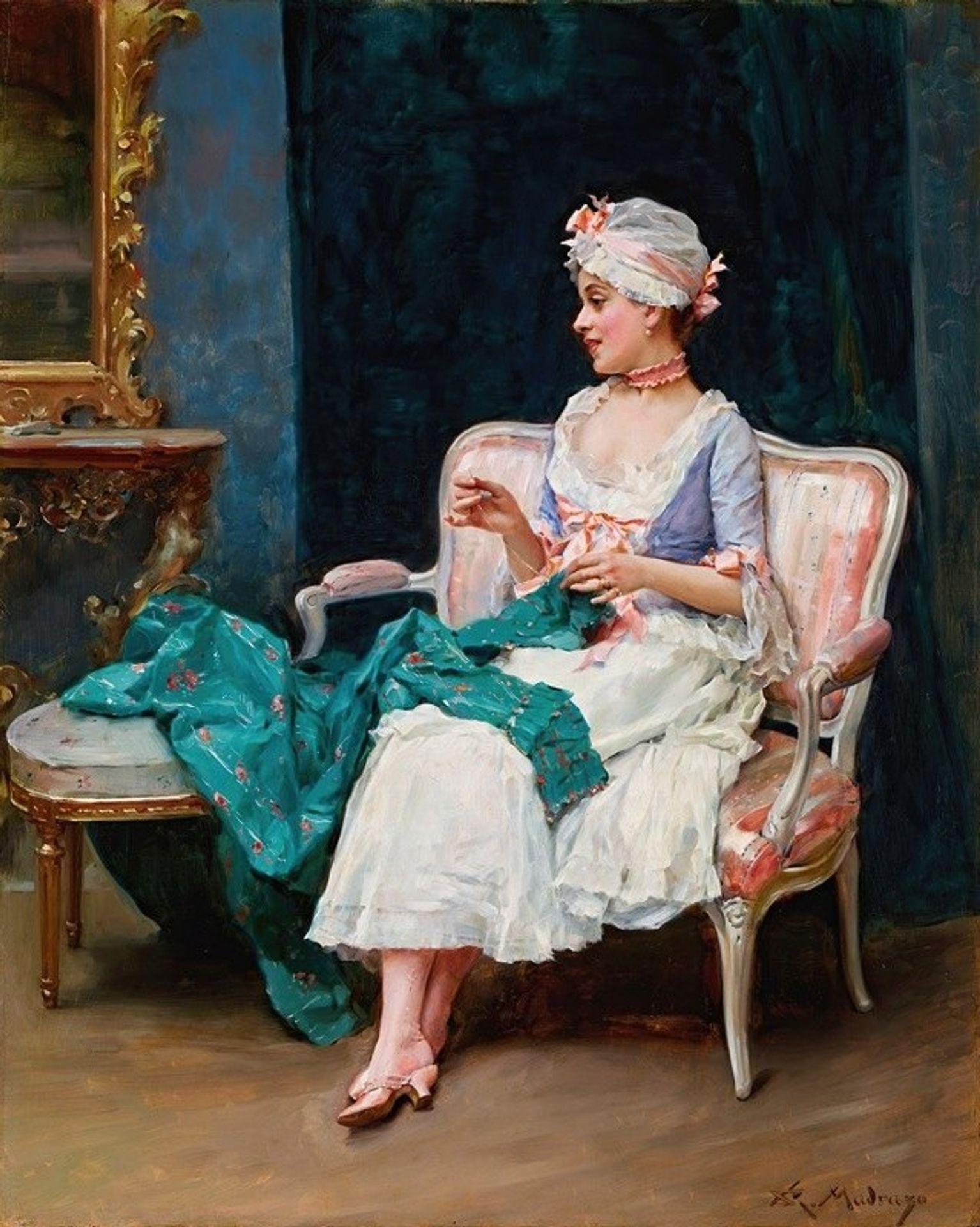 Aline by Raimundo de Madrazo