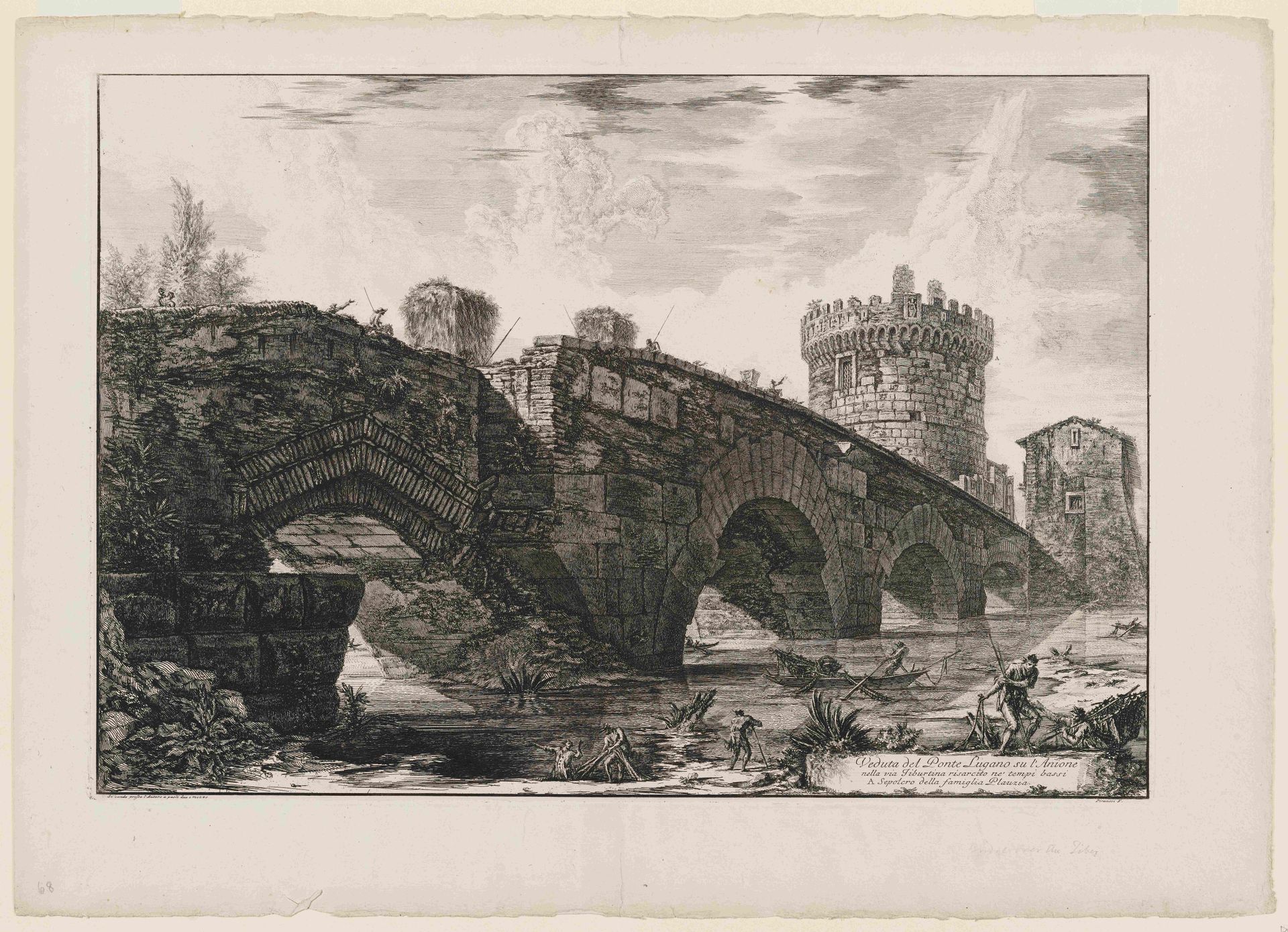 Ponte Lucano by Giovanni Battista Piranesi