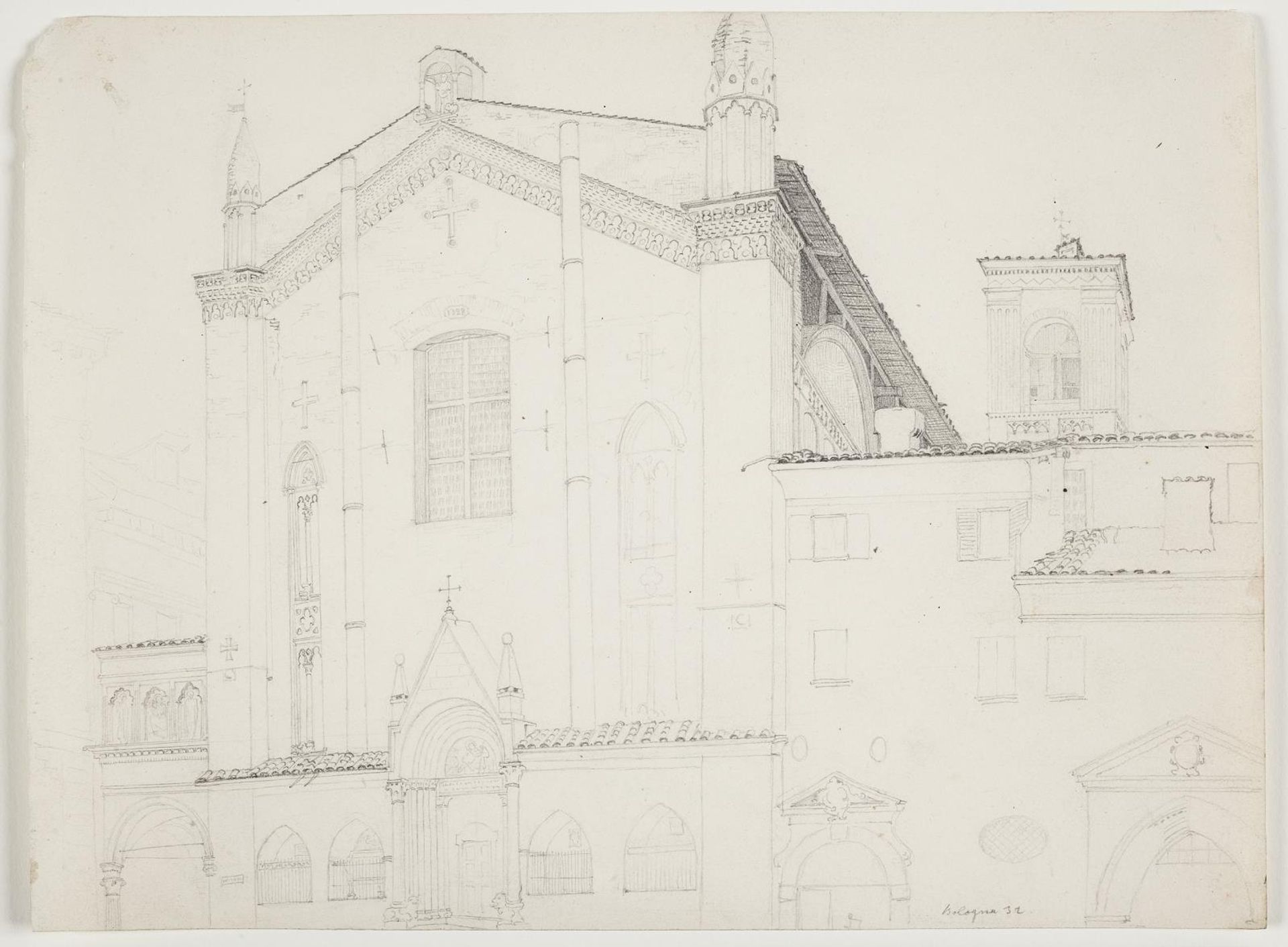 Domkirken i Bologna by Ditlev Blunck