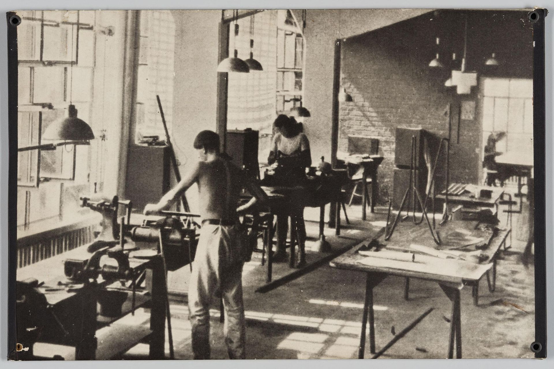 Bauhaus Building, Dessau, 1925-1926: Metal Workshop by Marianne Brandt