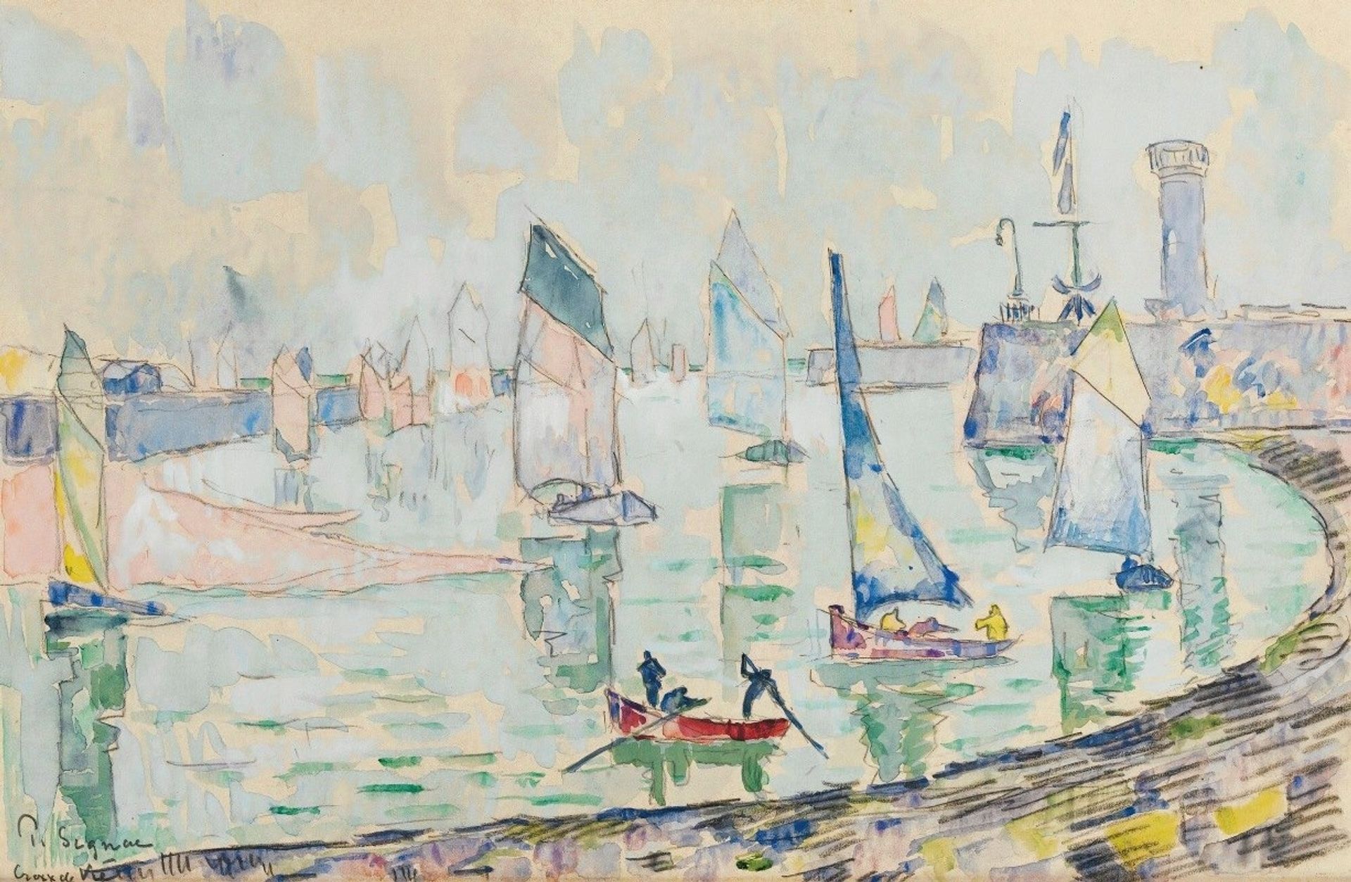 Saint-Gilles Croix-De-Vie by Paul Signac