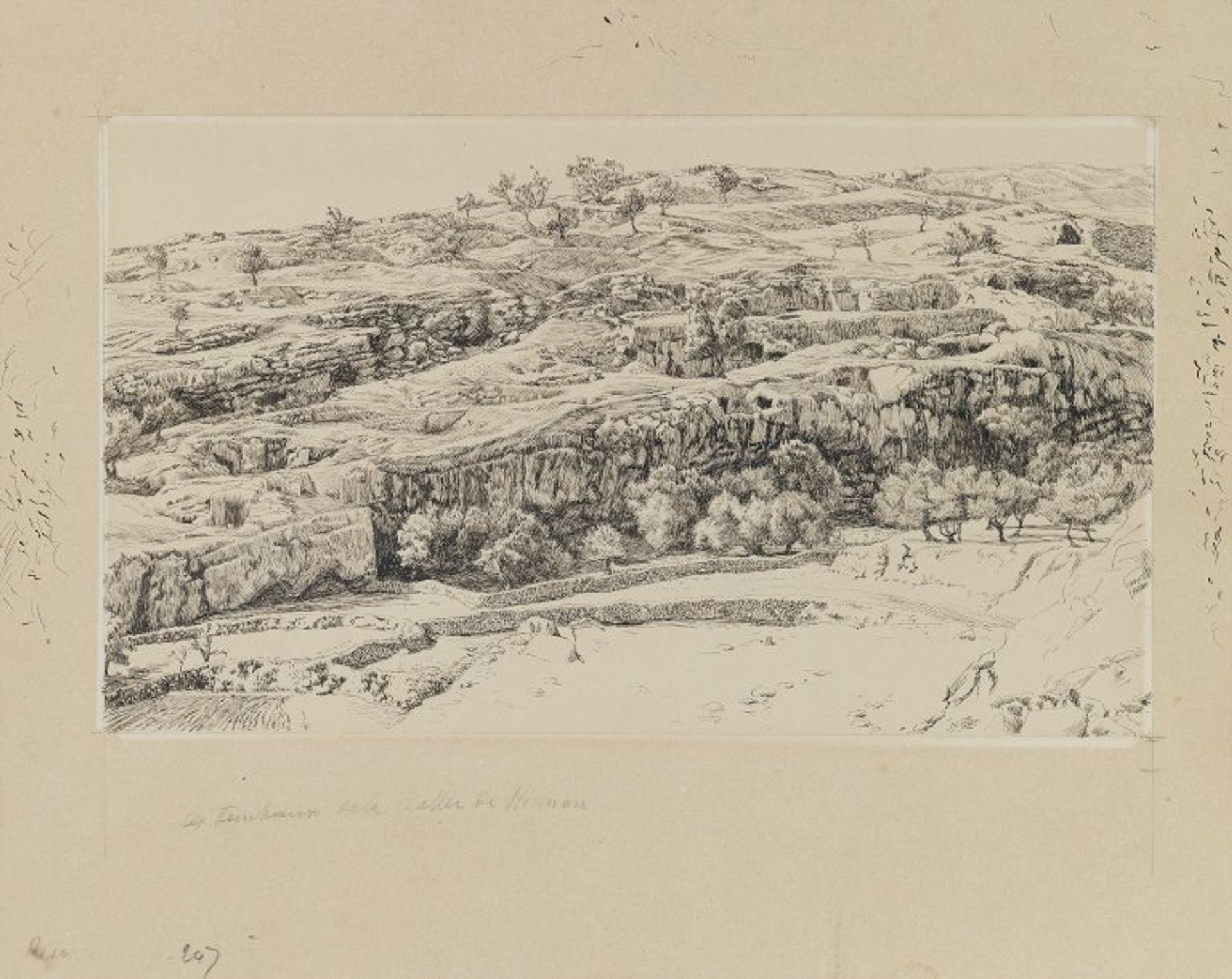 The Tombs in the Valley of Hinnom by James Tissot