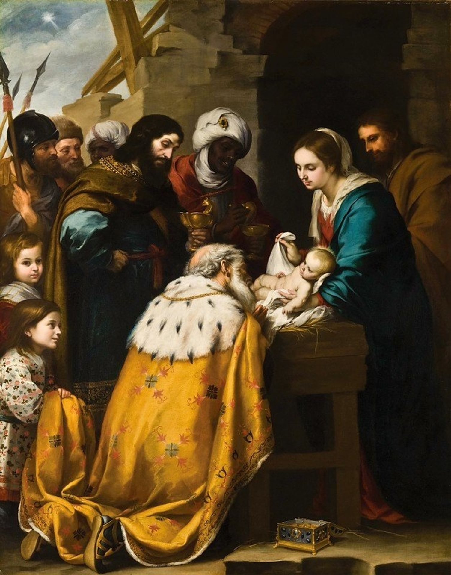 Adoration Of The Magi by Bartolomé Estebán Murillo