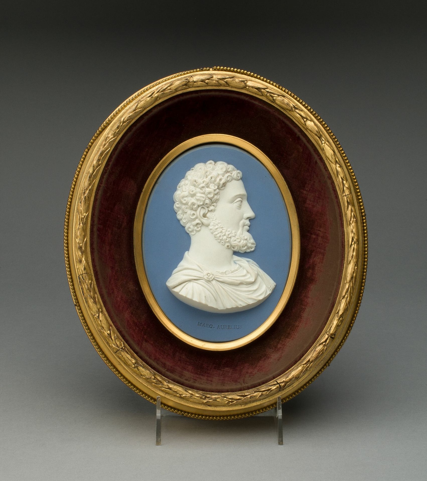 Plaque with Marcus Aurelius Antoninus by Wedgwood Manufactory