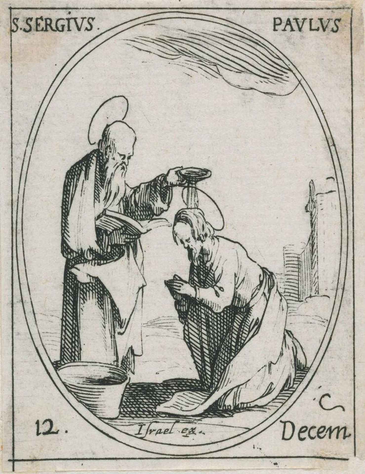 Saints Sergius and Paul by Jacques Callot