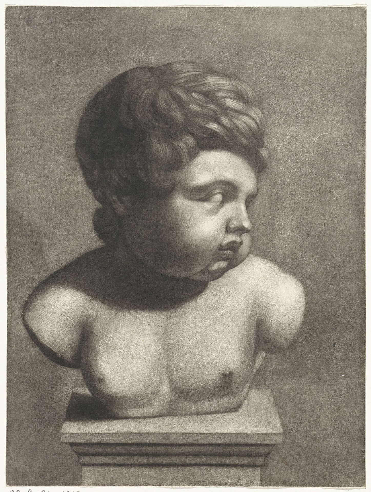 Borstbeeld van een kind by Wallerant Vaillant