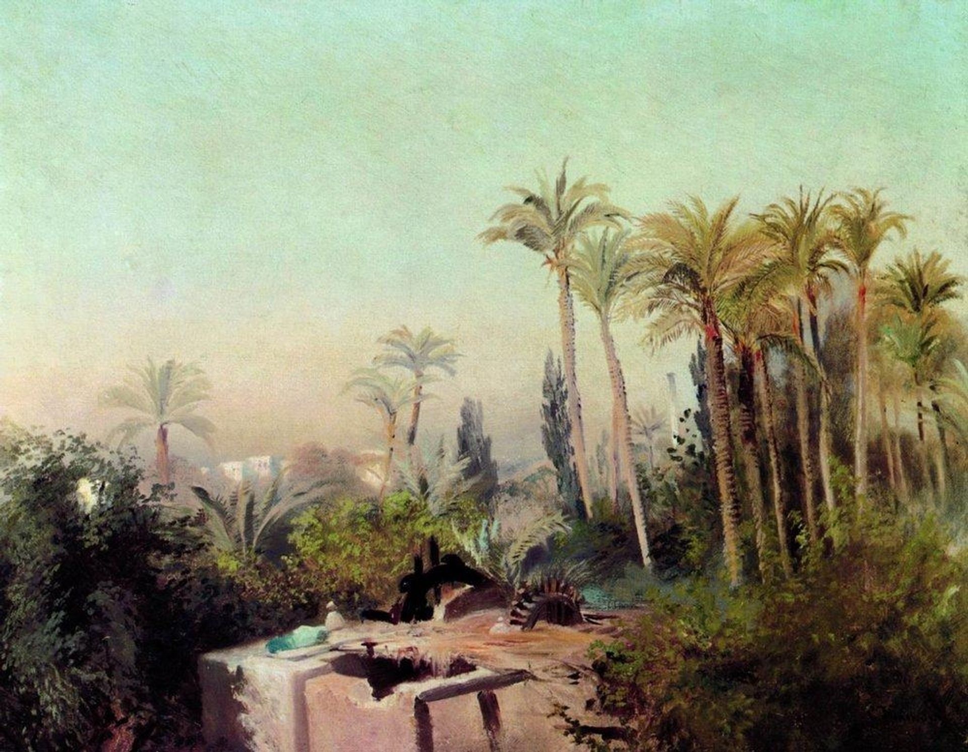 Irrigation in Egypt by Konstantin Egorovich Makovsky