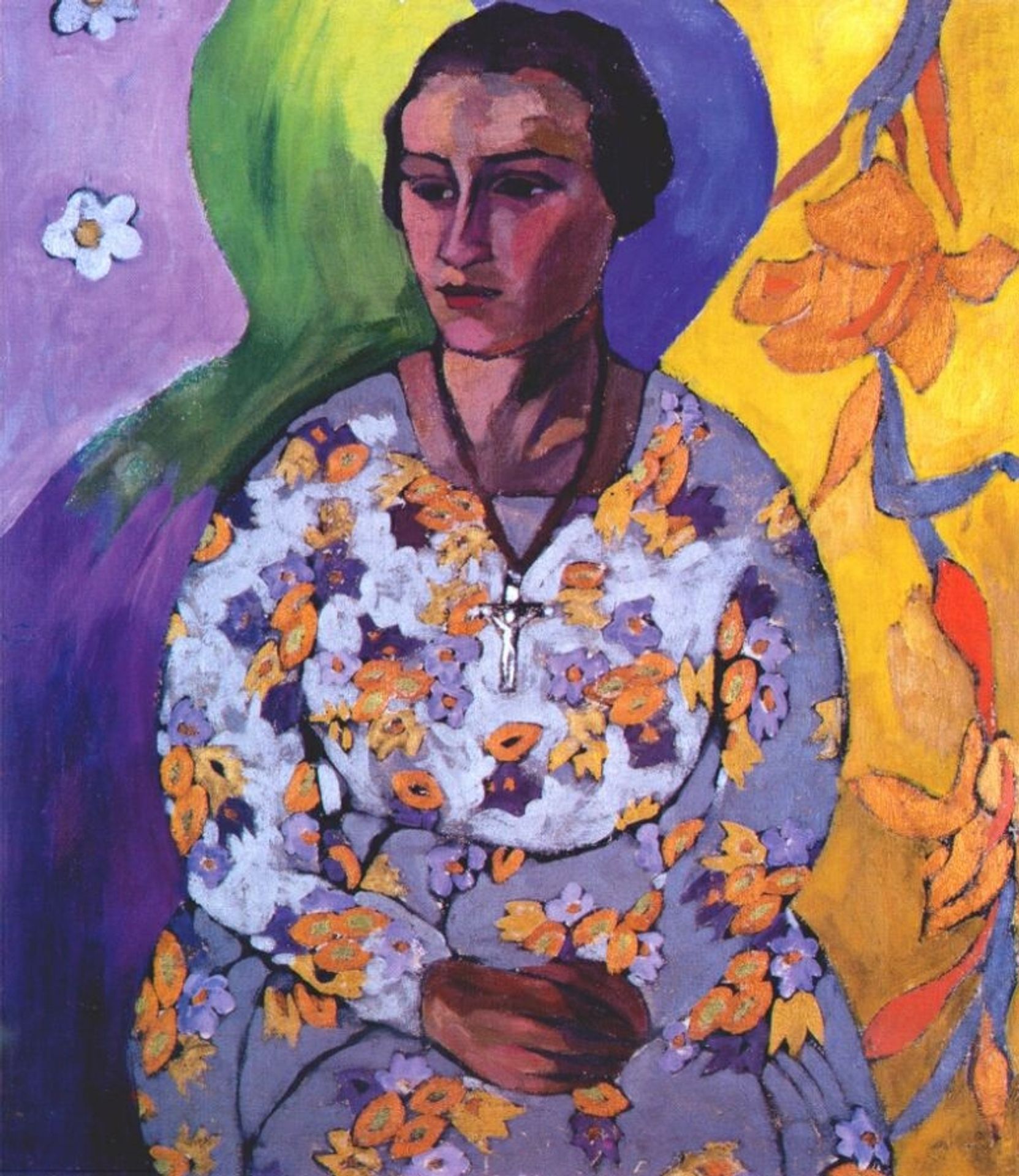 Portrait of N. Svendonskaya by Aristarkh Lentulov