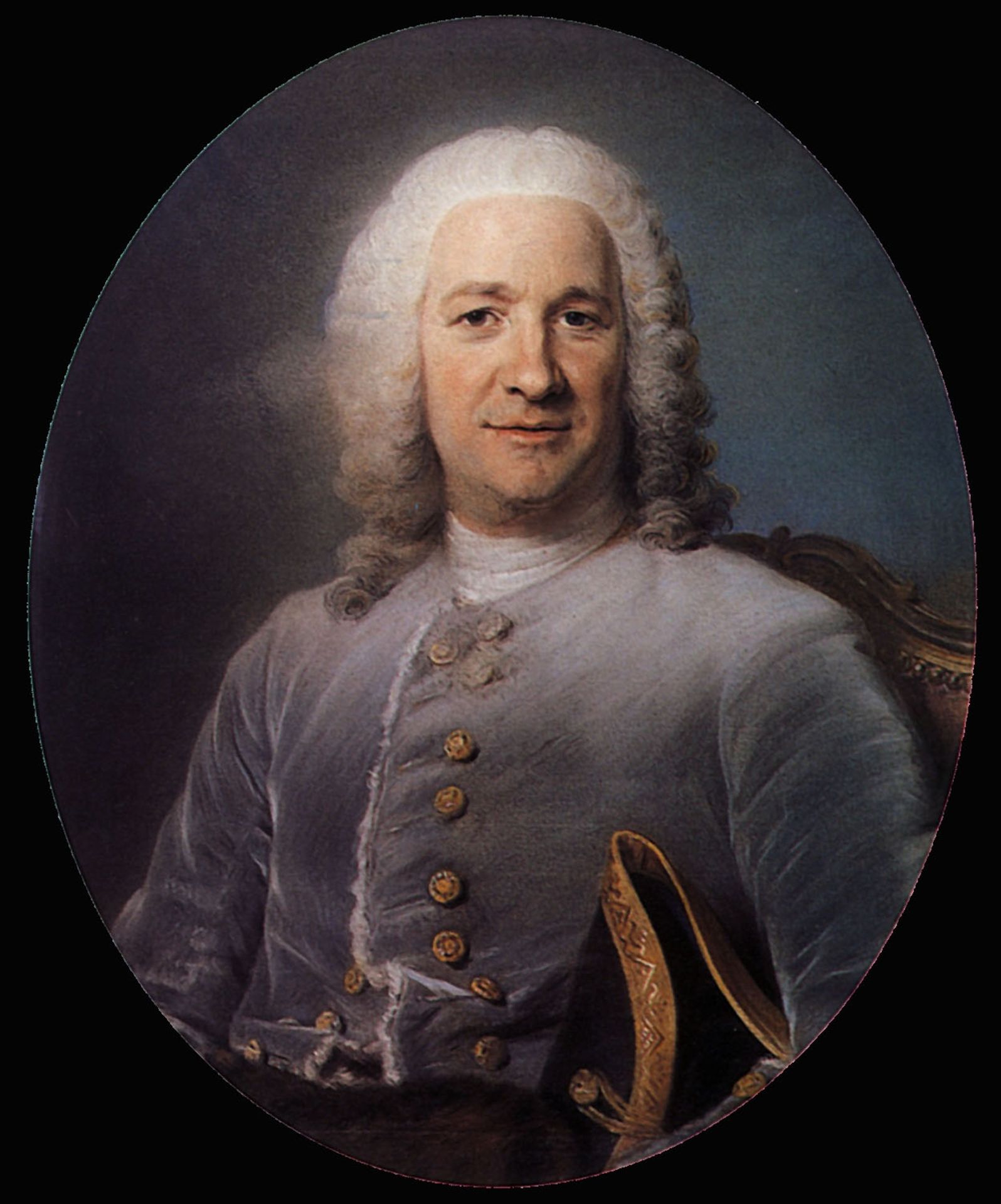 Jean Paris de Montmartel by Maurice Quentin de La Tour