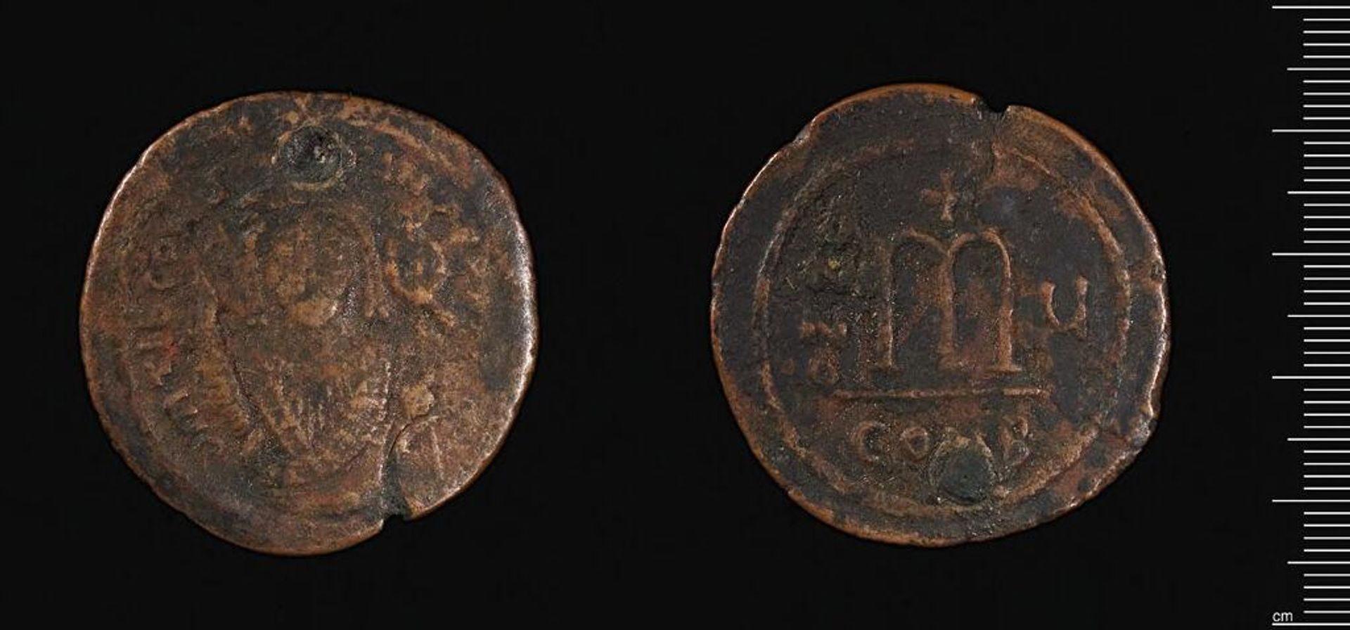 Coin of Tiberius II by Tiberius II