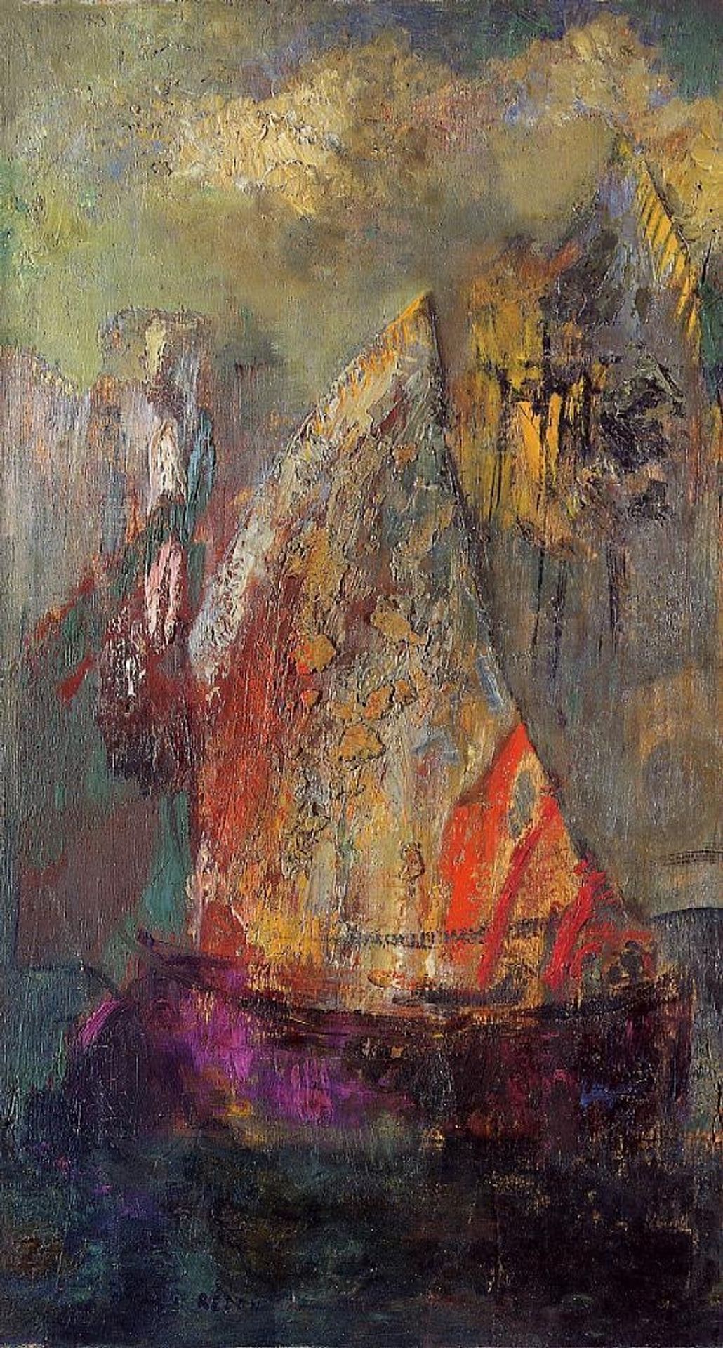 A boat by Odilon Redon