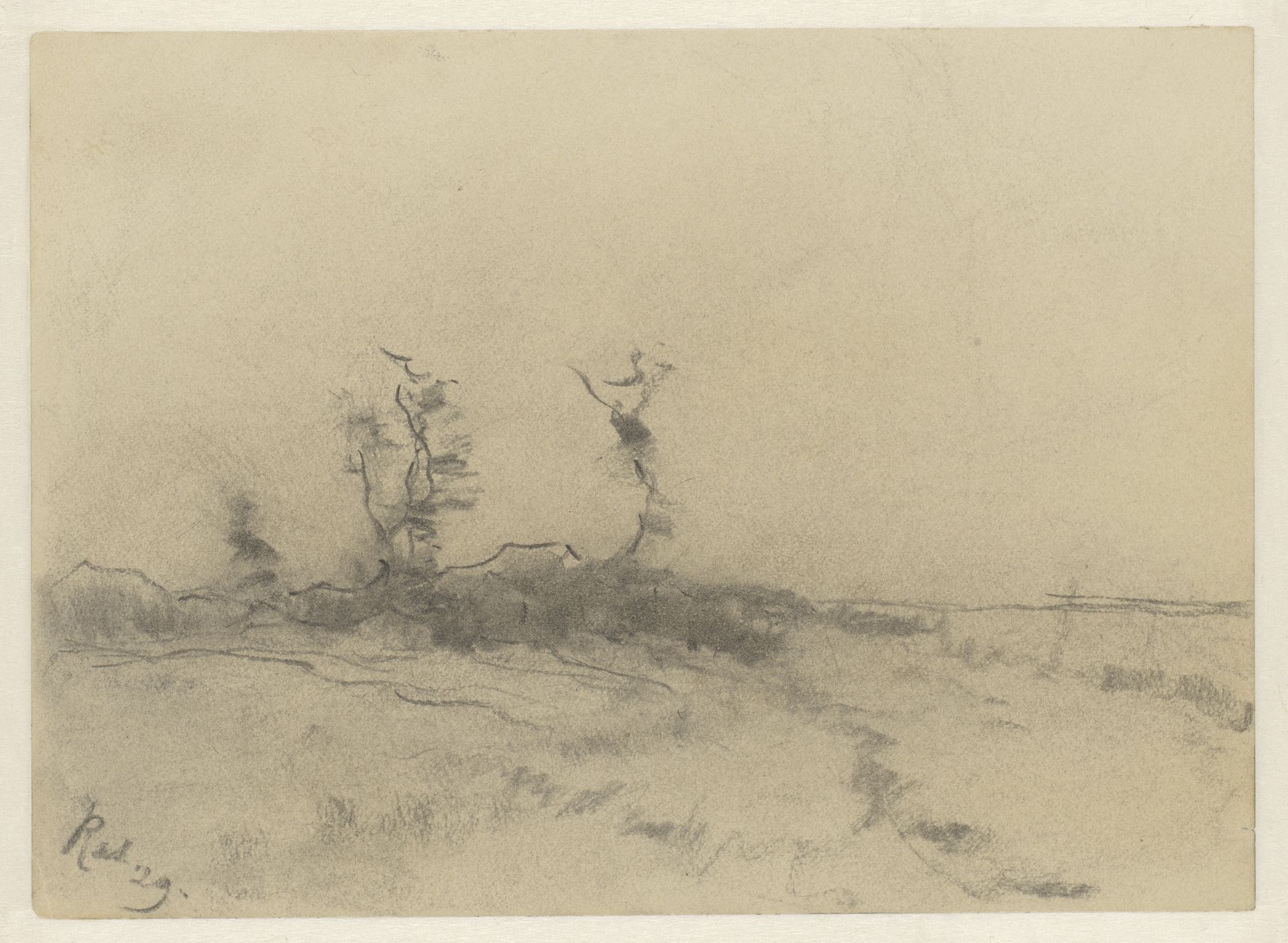 Landschap by Pieter H.J.J. Ras