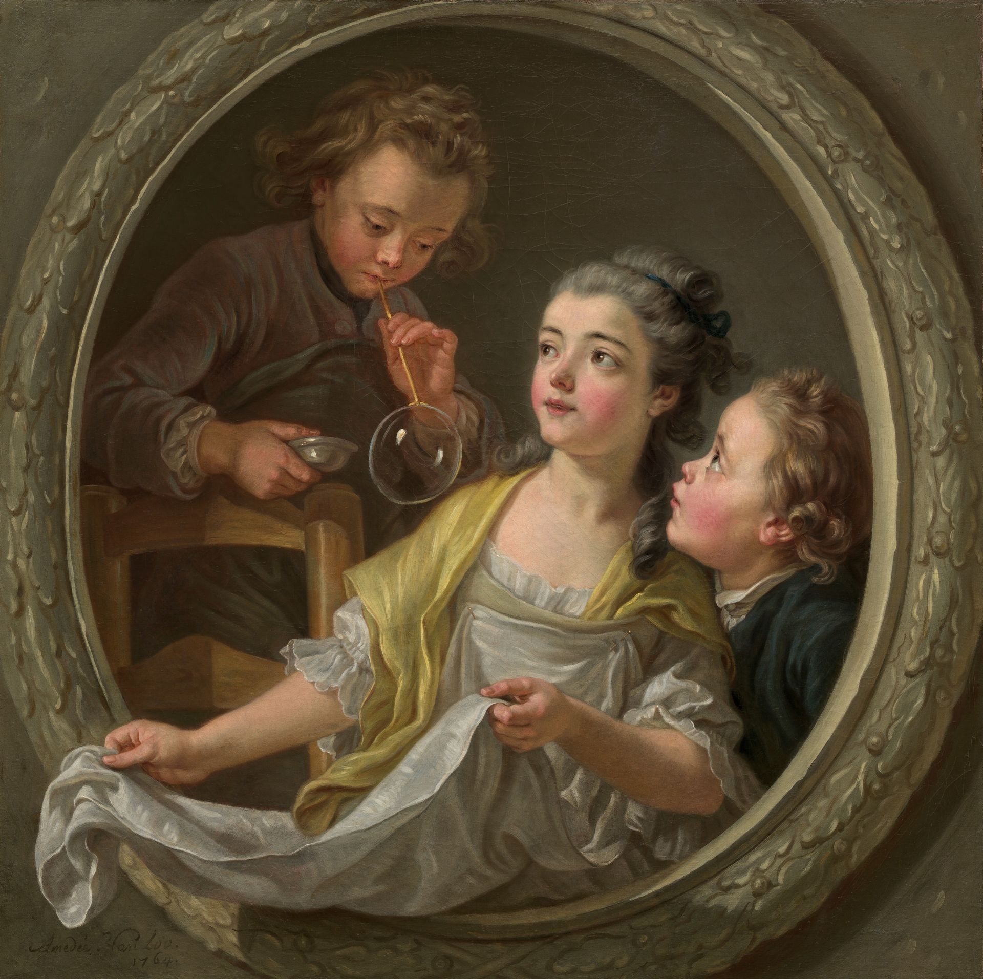 Soap Bubbles by Charles Amédée Philippe Van Loo