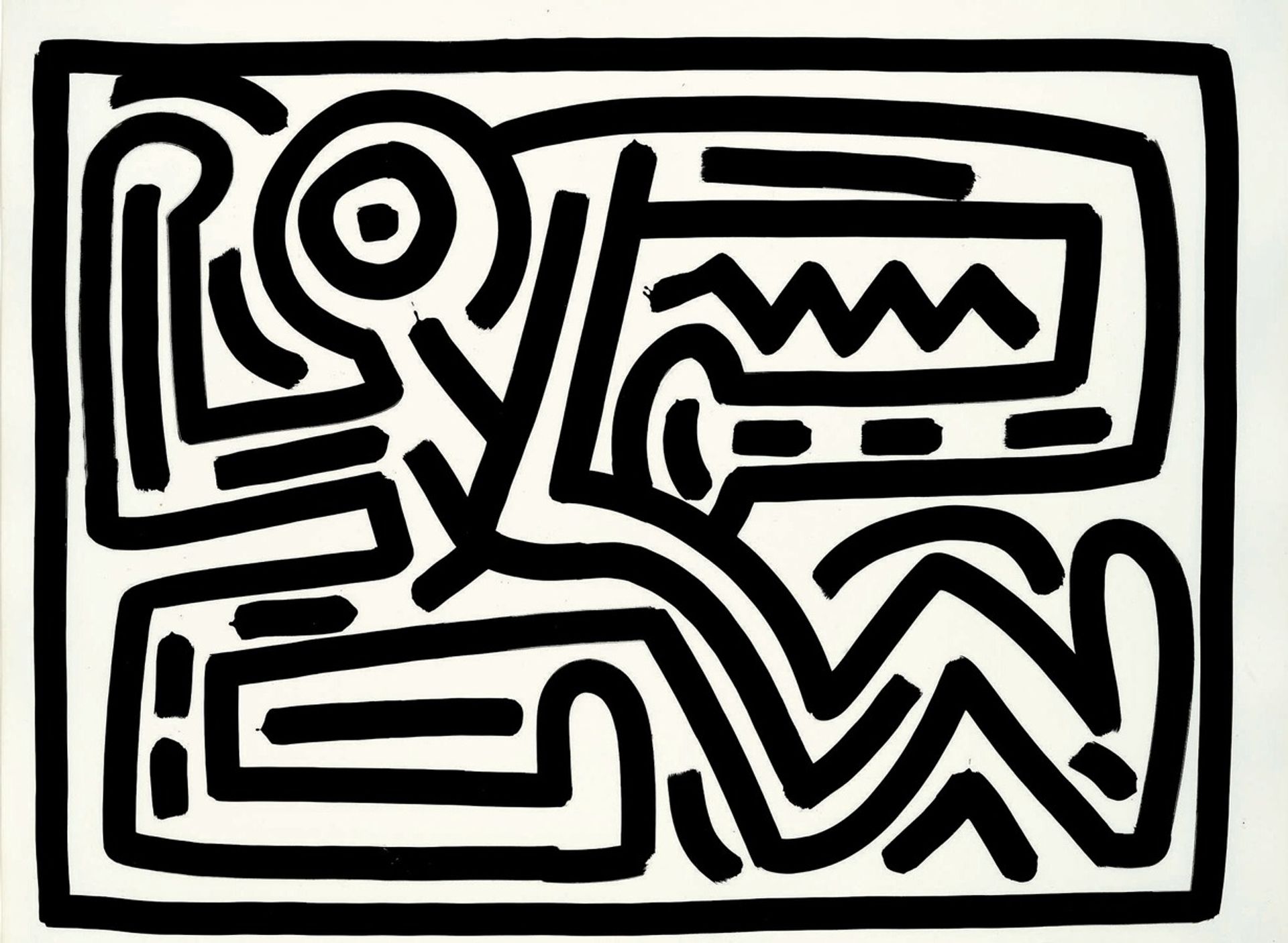 Untitled #6 by Keith Haring