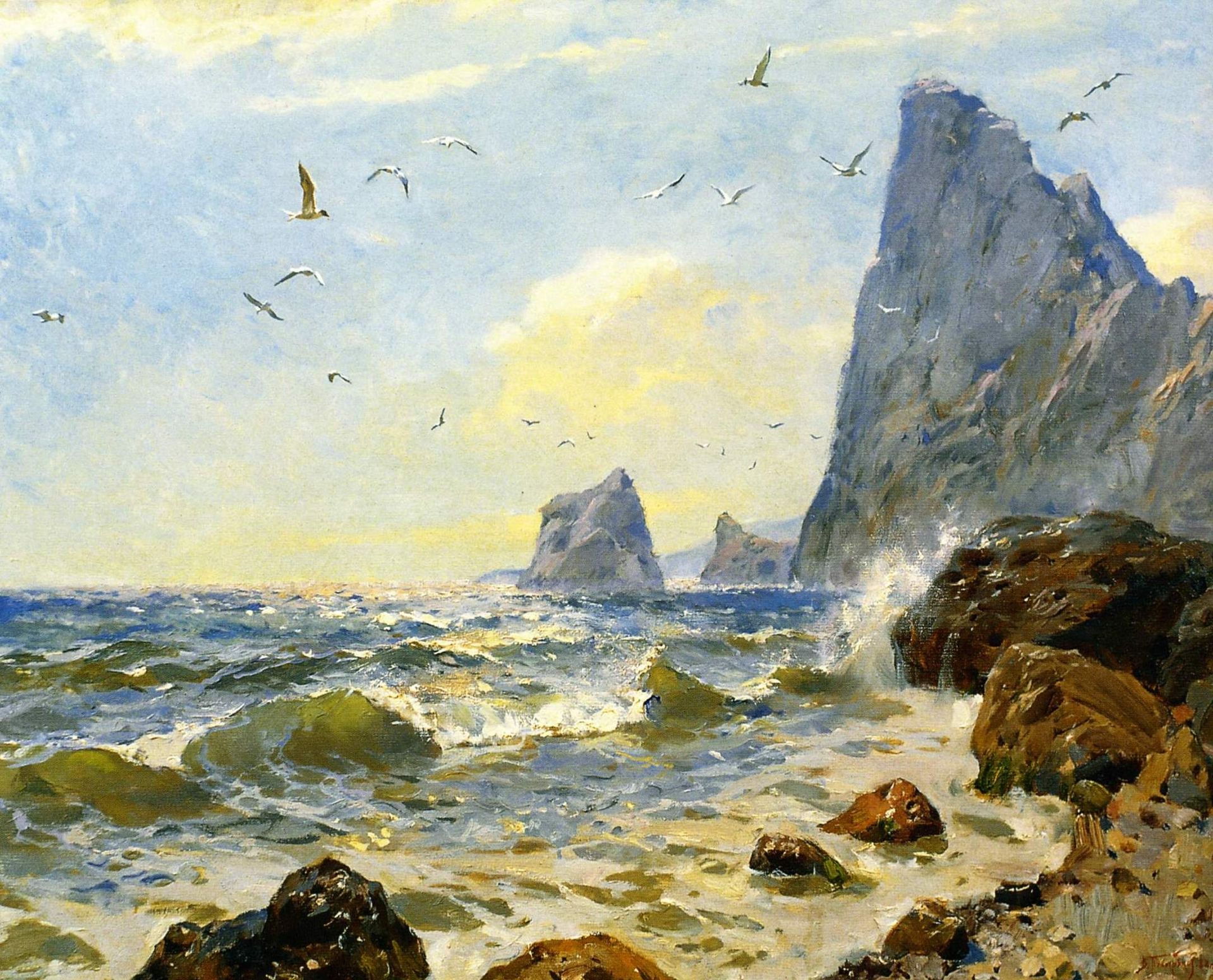 Sunny Surf by Victor Puzyrkov
