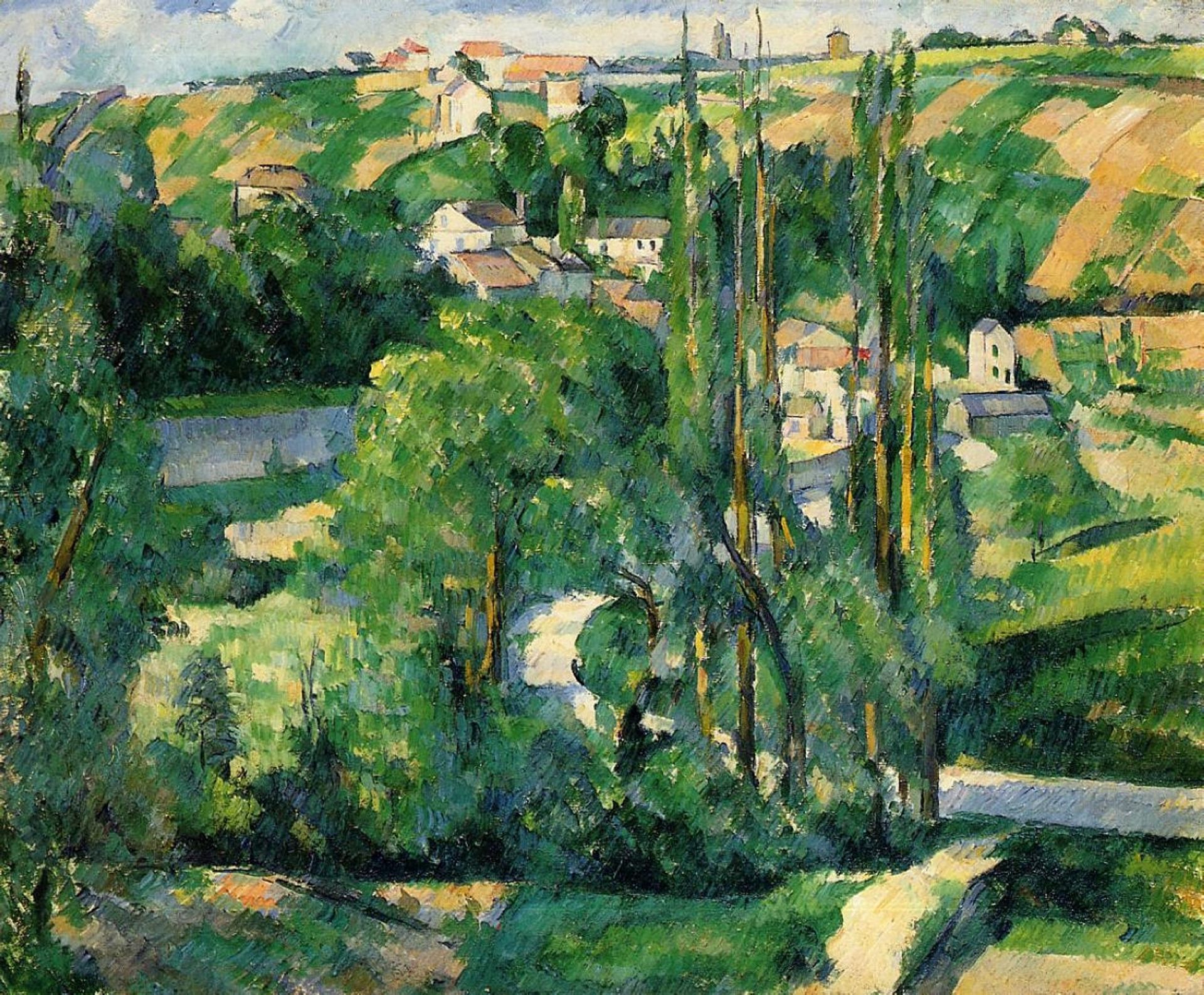 Cote du Galet, at Pontoise by Paul Cézanne