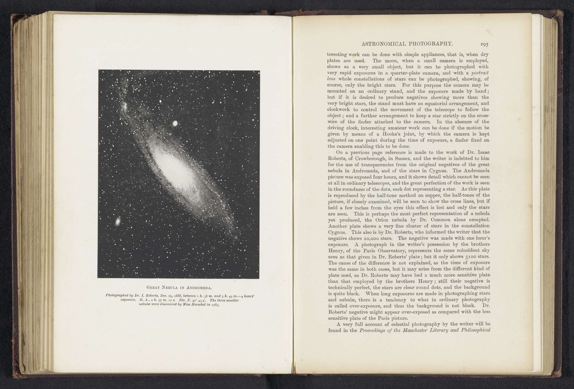 Great nebula in Andromeda by Isaac Roberts