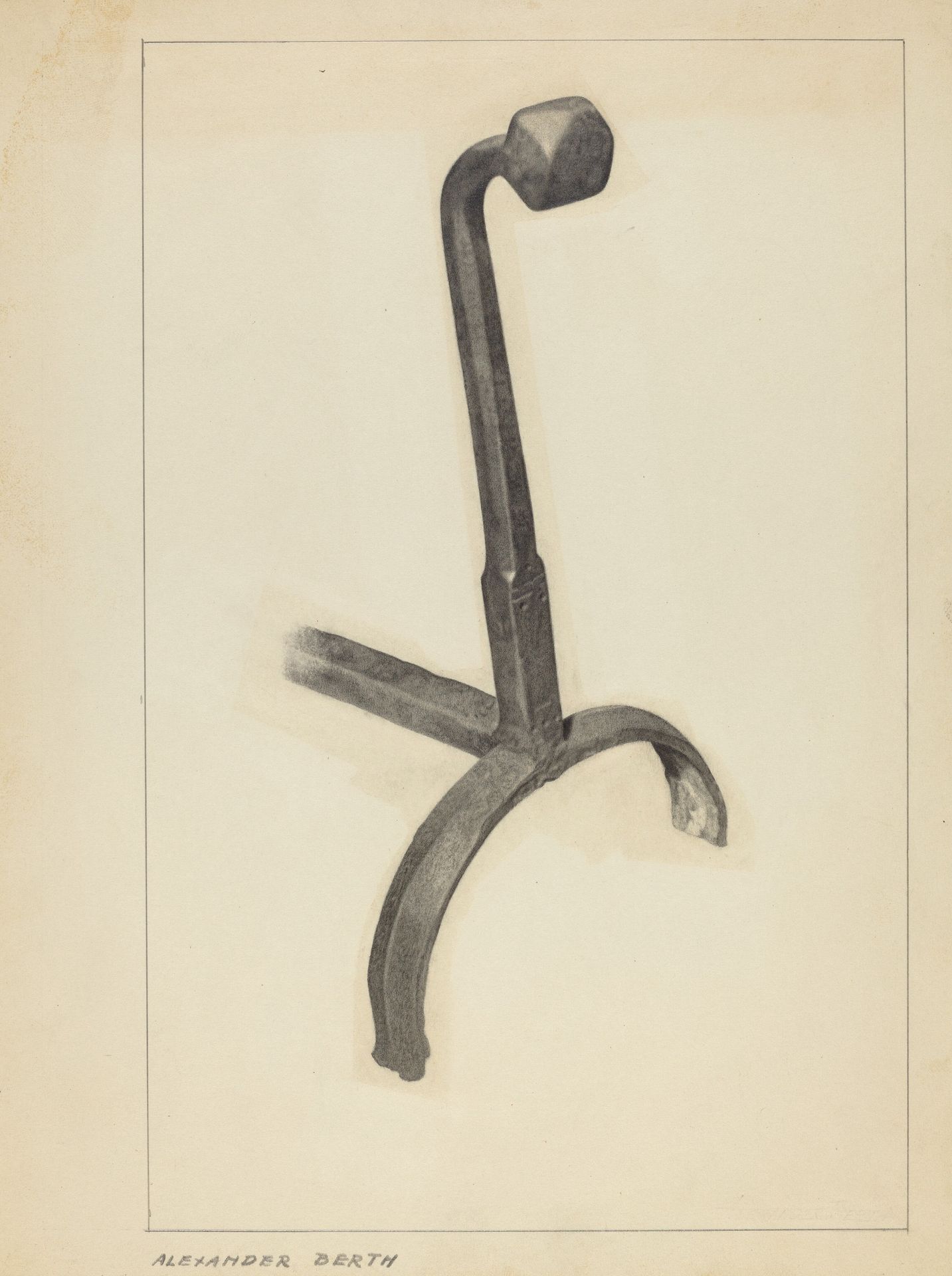 Andiron by Alexander Berth