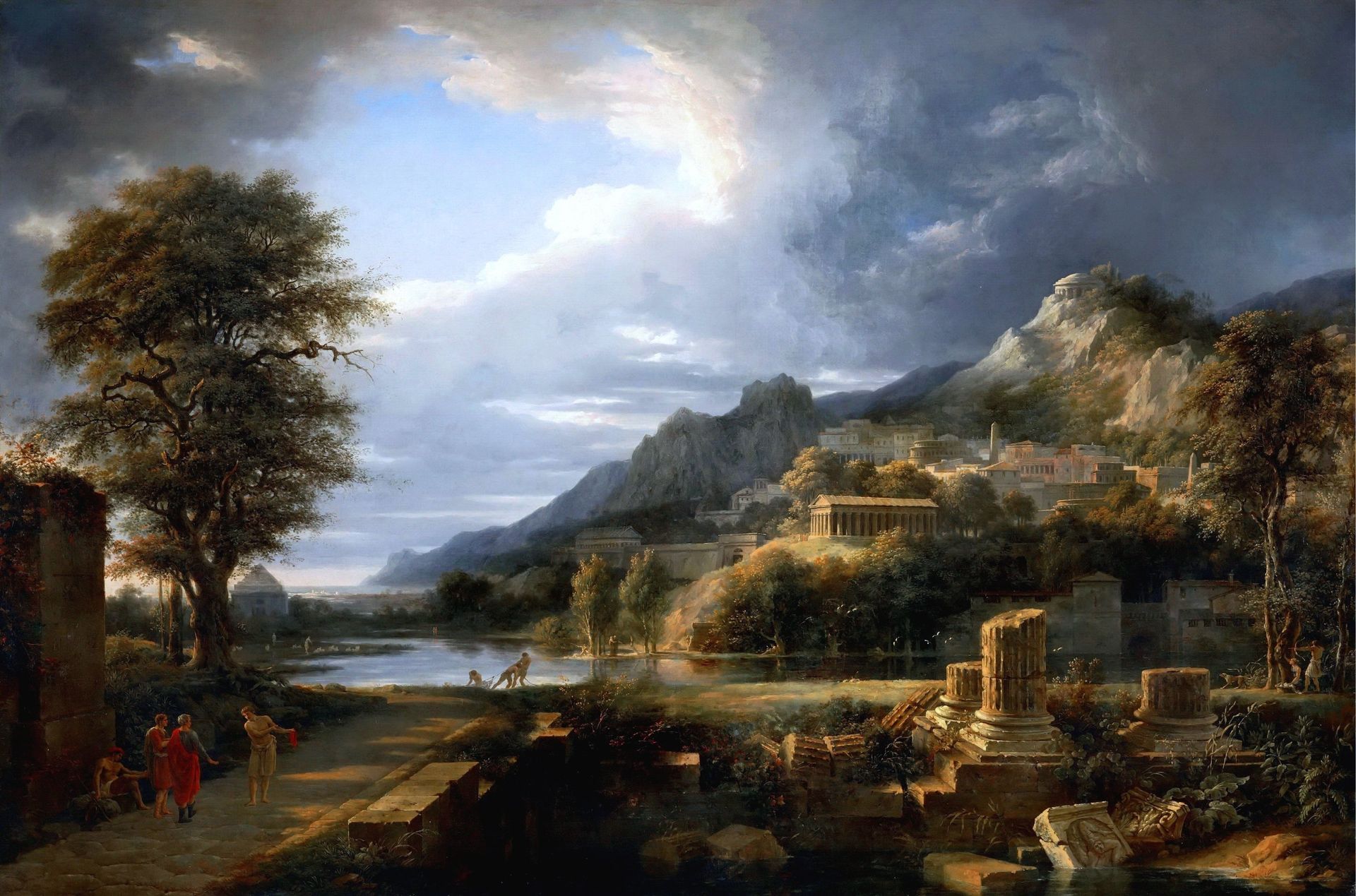 The Ancient City of Agrigento by Pierre-Henri de Valenciennes
