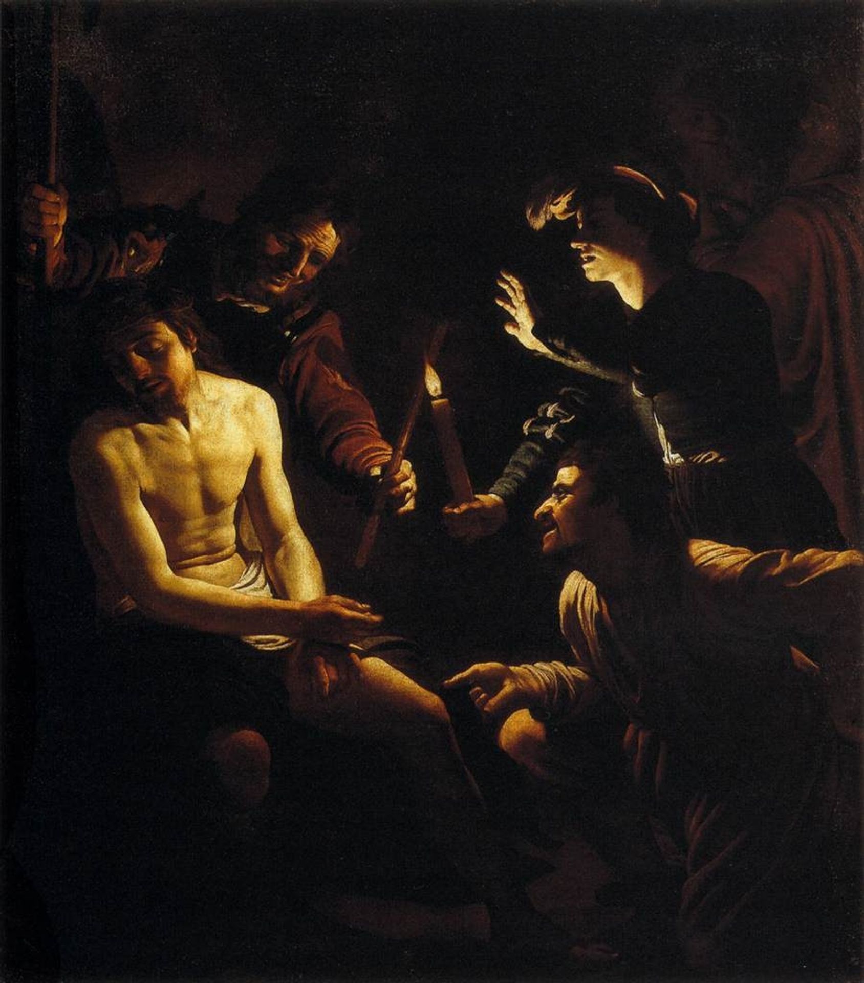The Mocking of Christ by Gerard van Honthorst