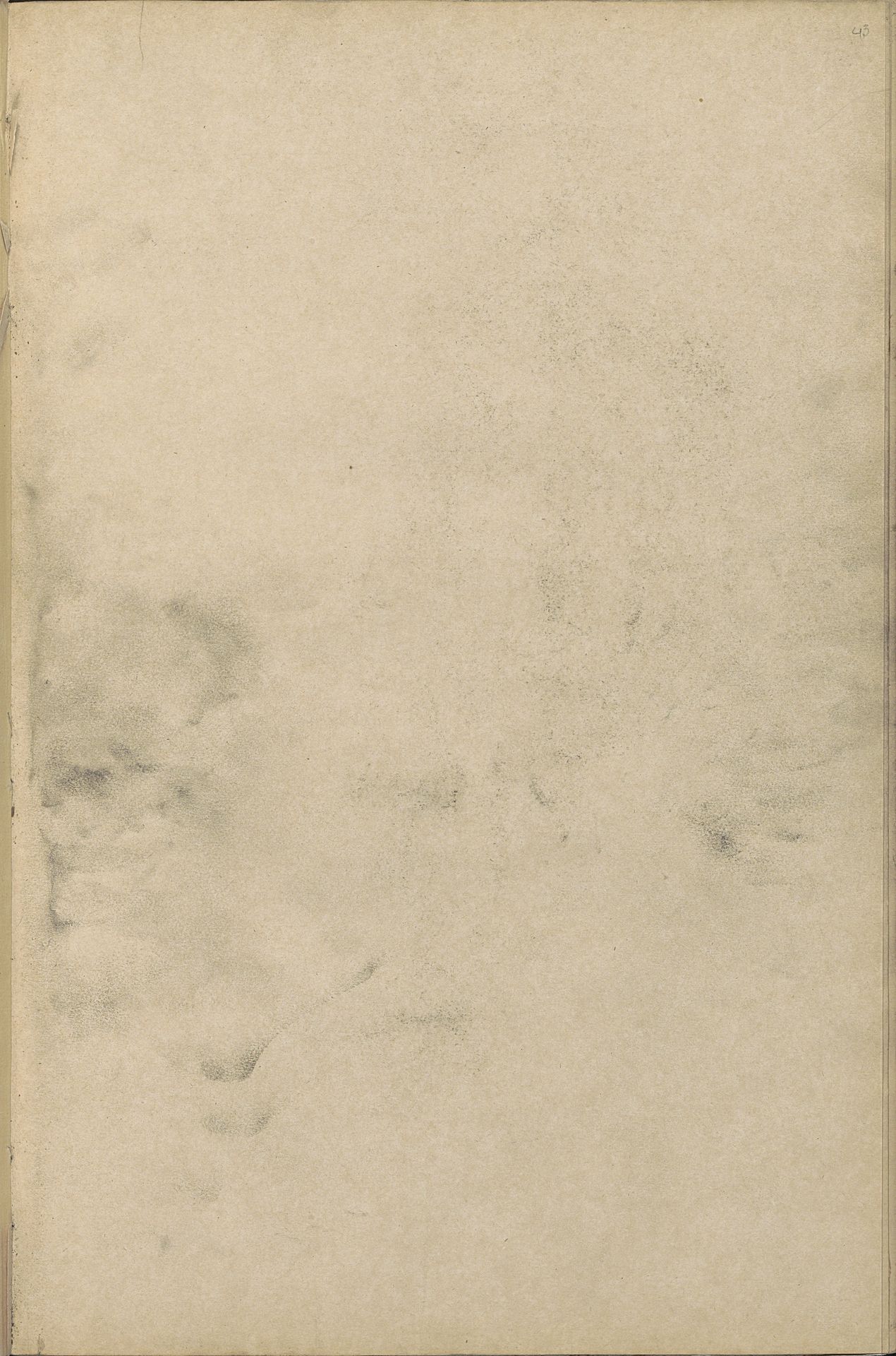 Abklatsch van een krijttekening by Willem Witsen
