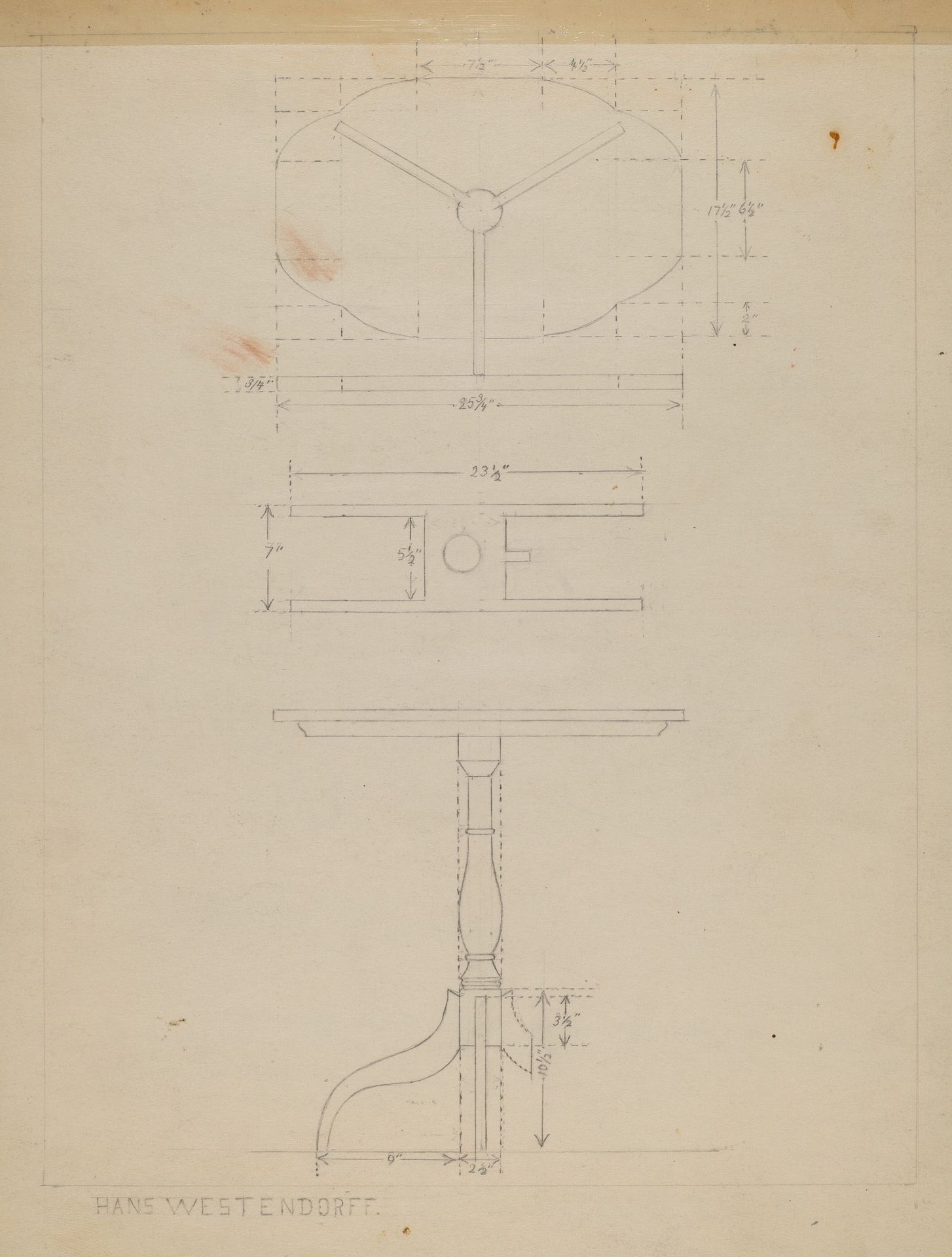 Table by Hans Westendorff