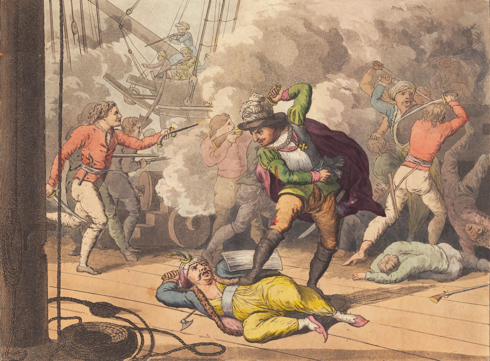 Cort Adeler dræber den tyrkiske admiral by Niels Truslew