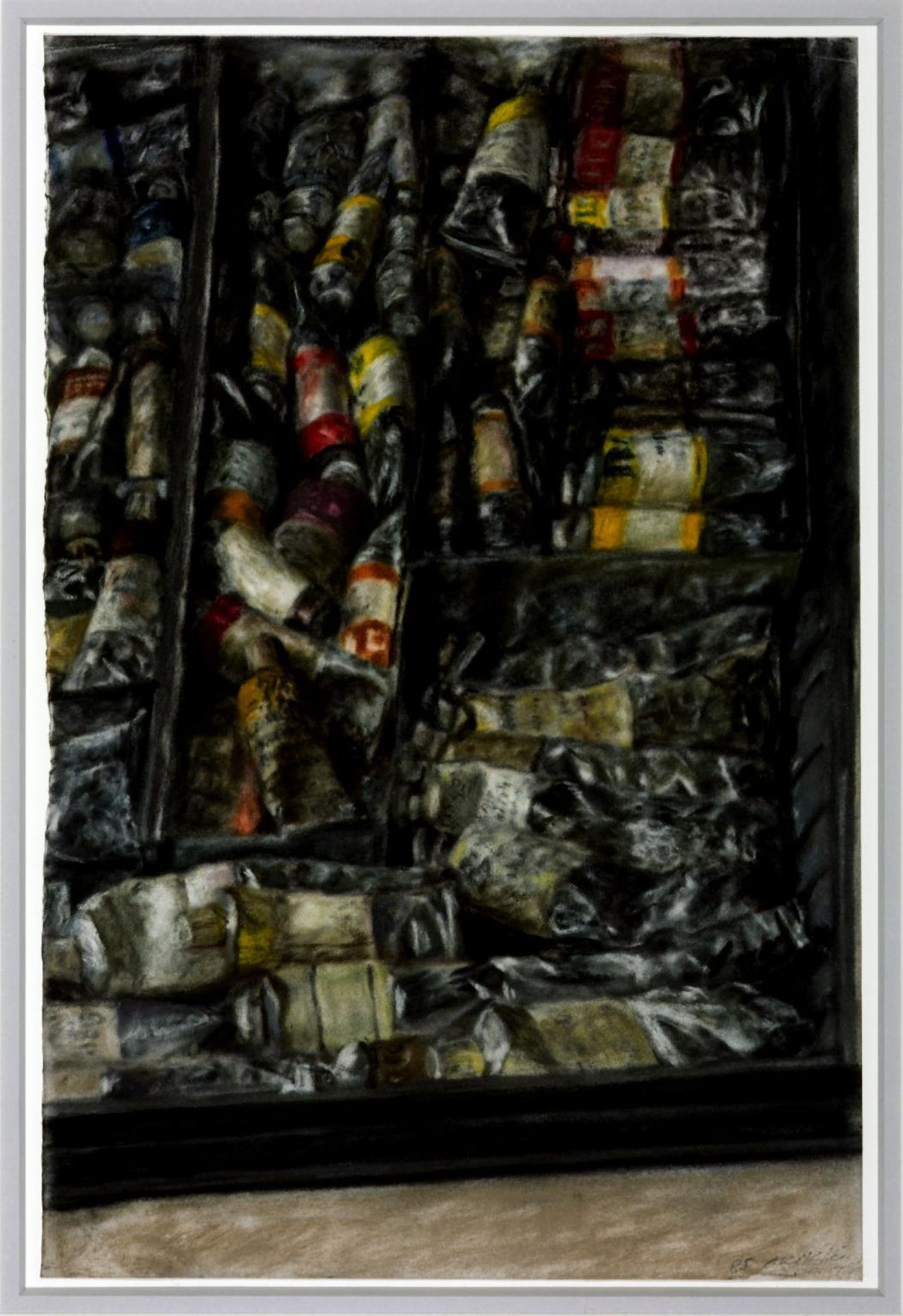 Tubes of Paint in their Drawer by Avigdor Arikha