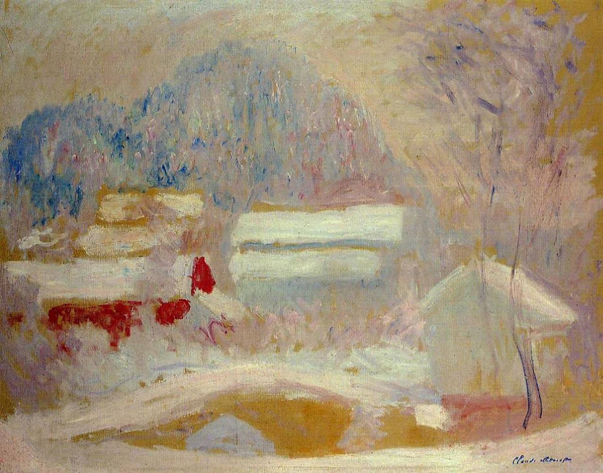 Norwegian Landscape, Sandviken by Claude Monet