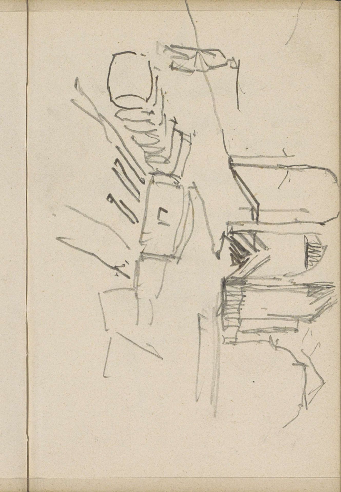 Gezicht op de Sloterdijkbrug te Amsterdam by George Hendrik Breitner