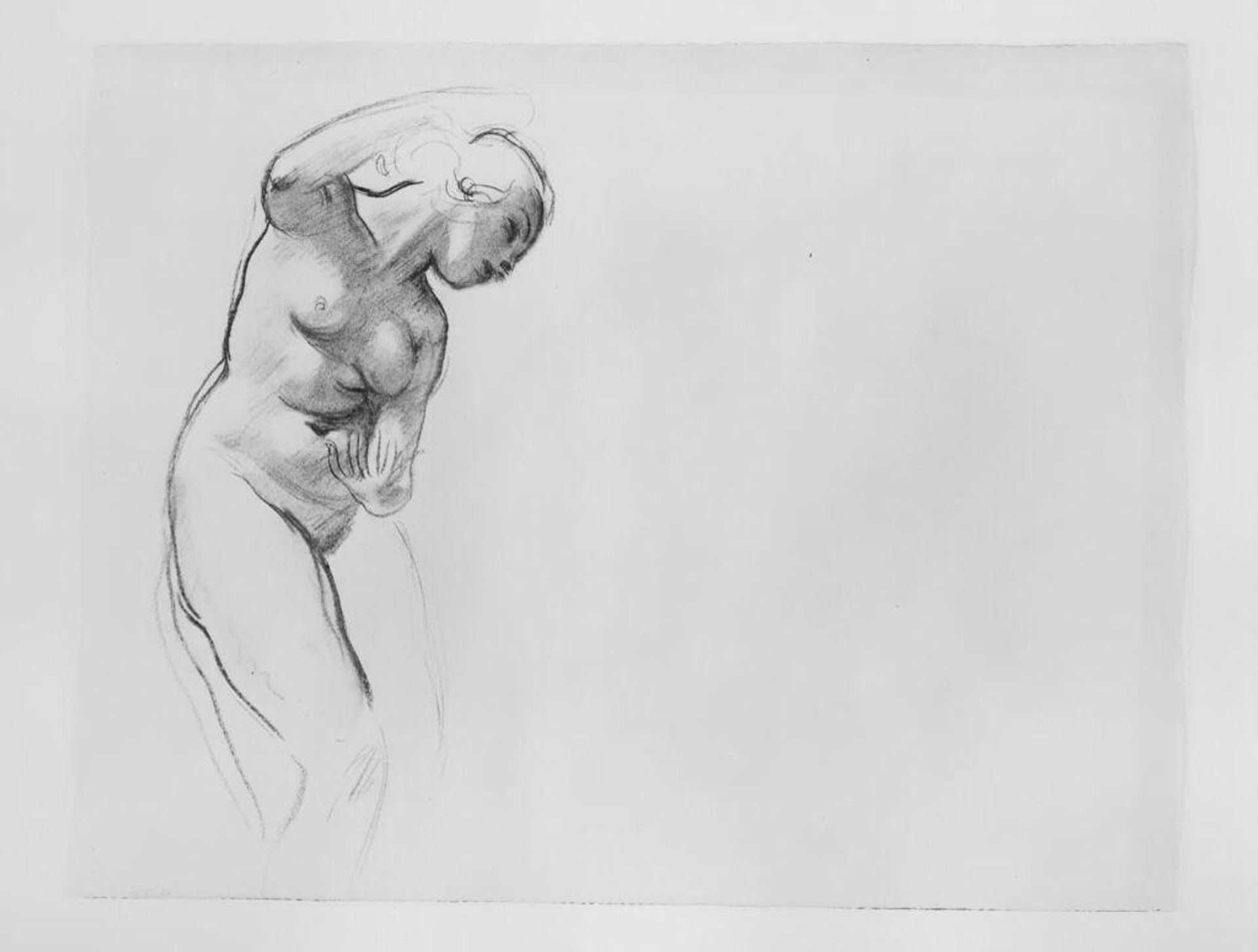 Study for Hera for "Judgment of Paris" by John Singer Sargent