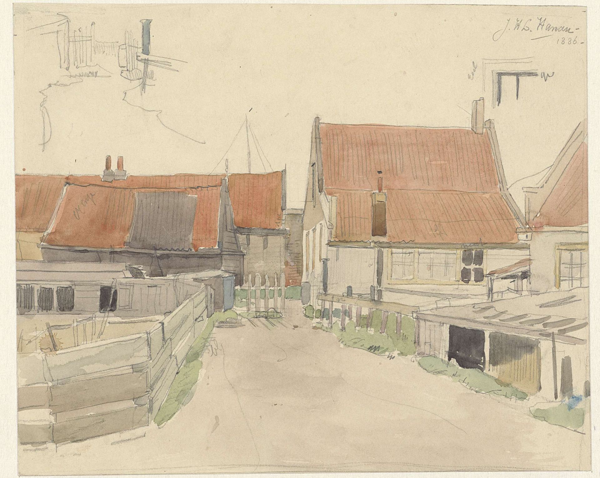 Huizen in de Vinkenbuurt, Amsterdam by Jan H.L. Hanau