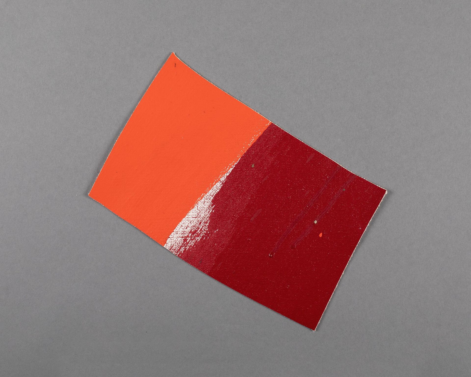 Painted canvas fragment by Barnett Newman