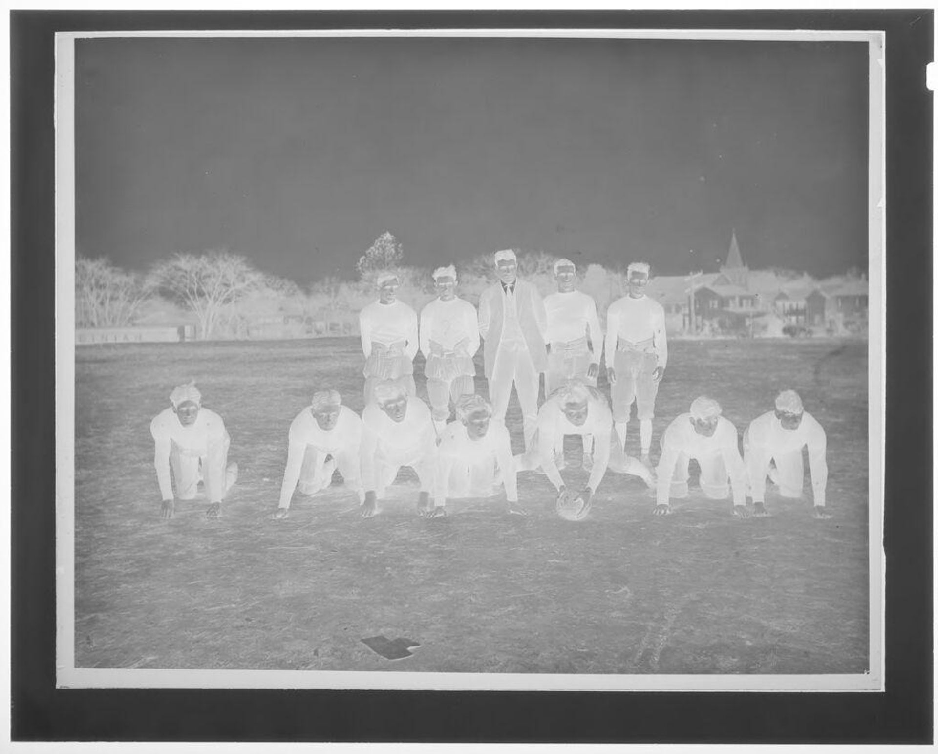 Untitled (men's rugby team) by Hamblin Studio