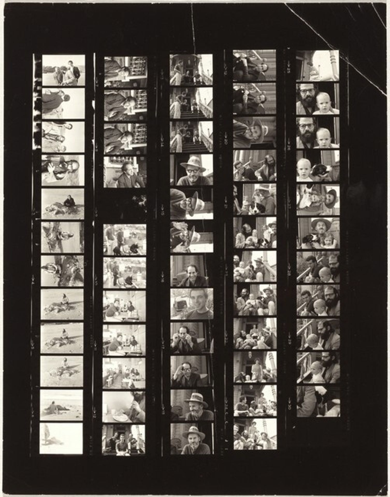 Allen Ginsberg no number by Robert Frank