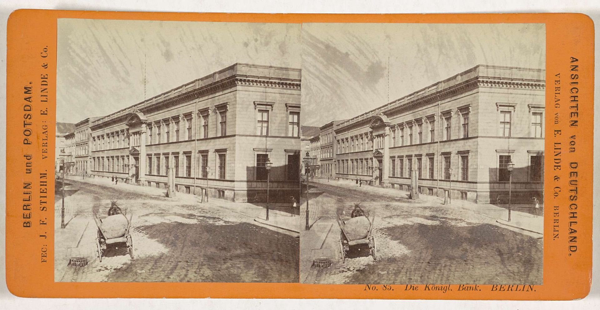 Königliche Hauptbank, Berlijn by Johann Friedrich Stiehm