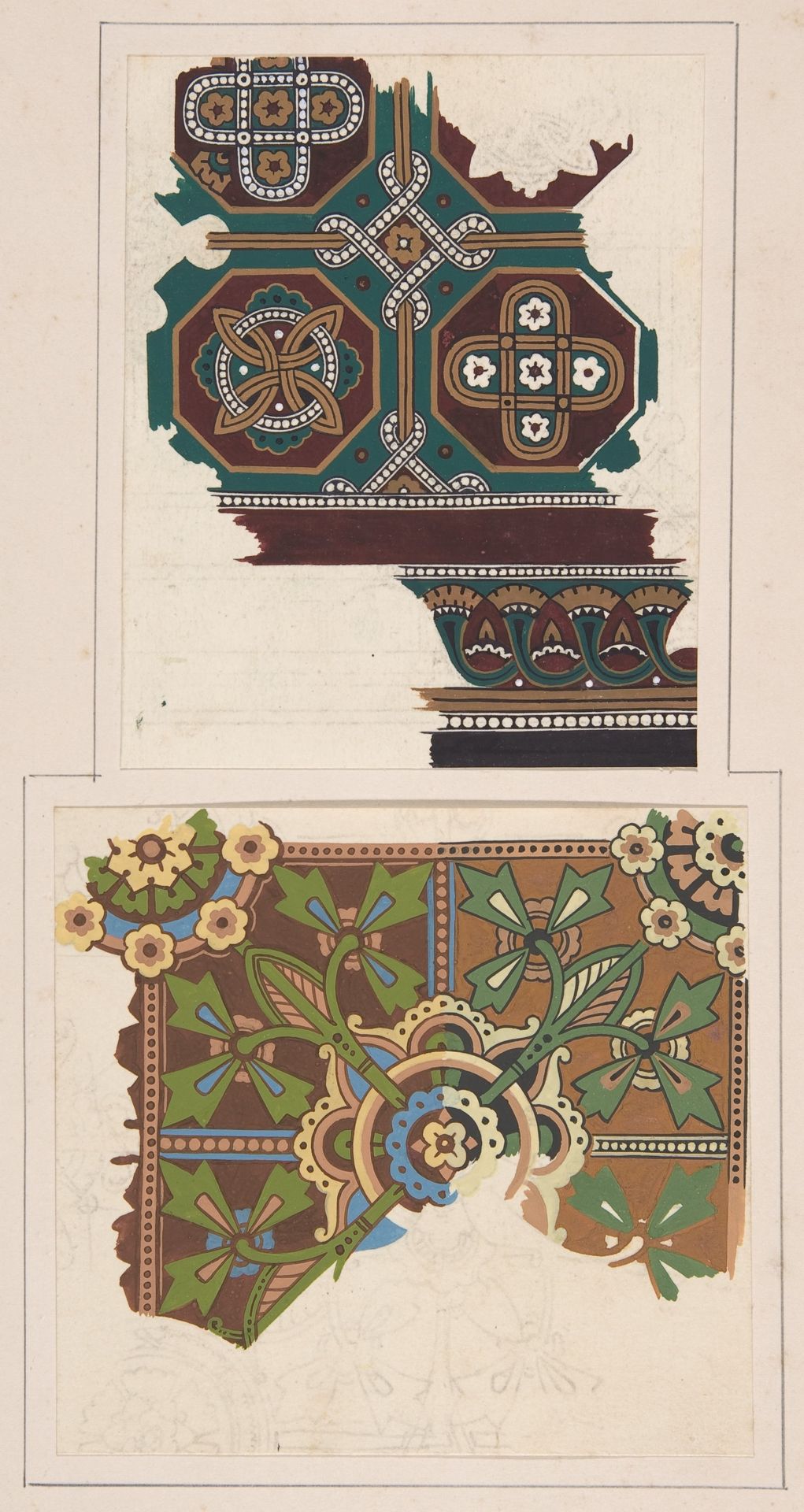Design drawing by Christopher Dresser