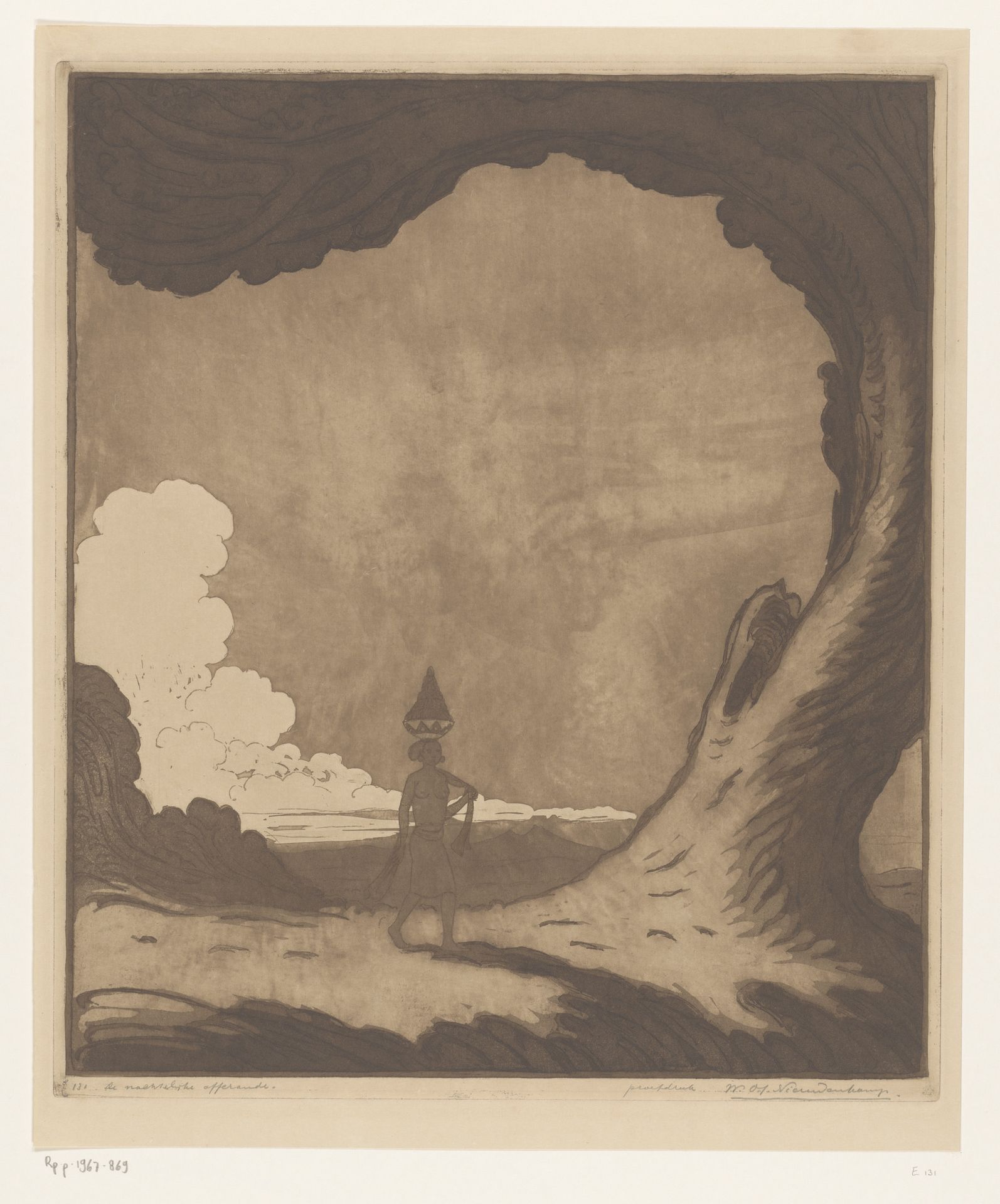 Nachtelijke Offerande by Wijnand Otto Jan Nieuwenkamp