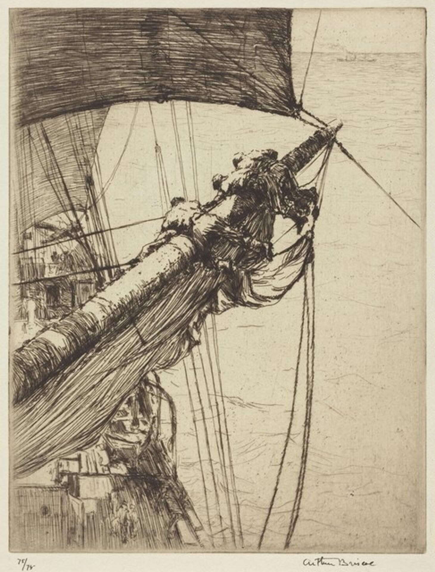 On the Main Yard by Arthur Briscoe