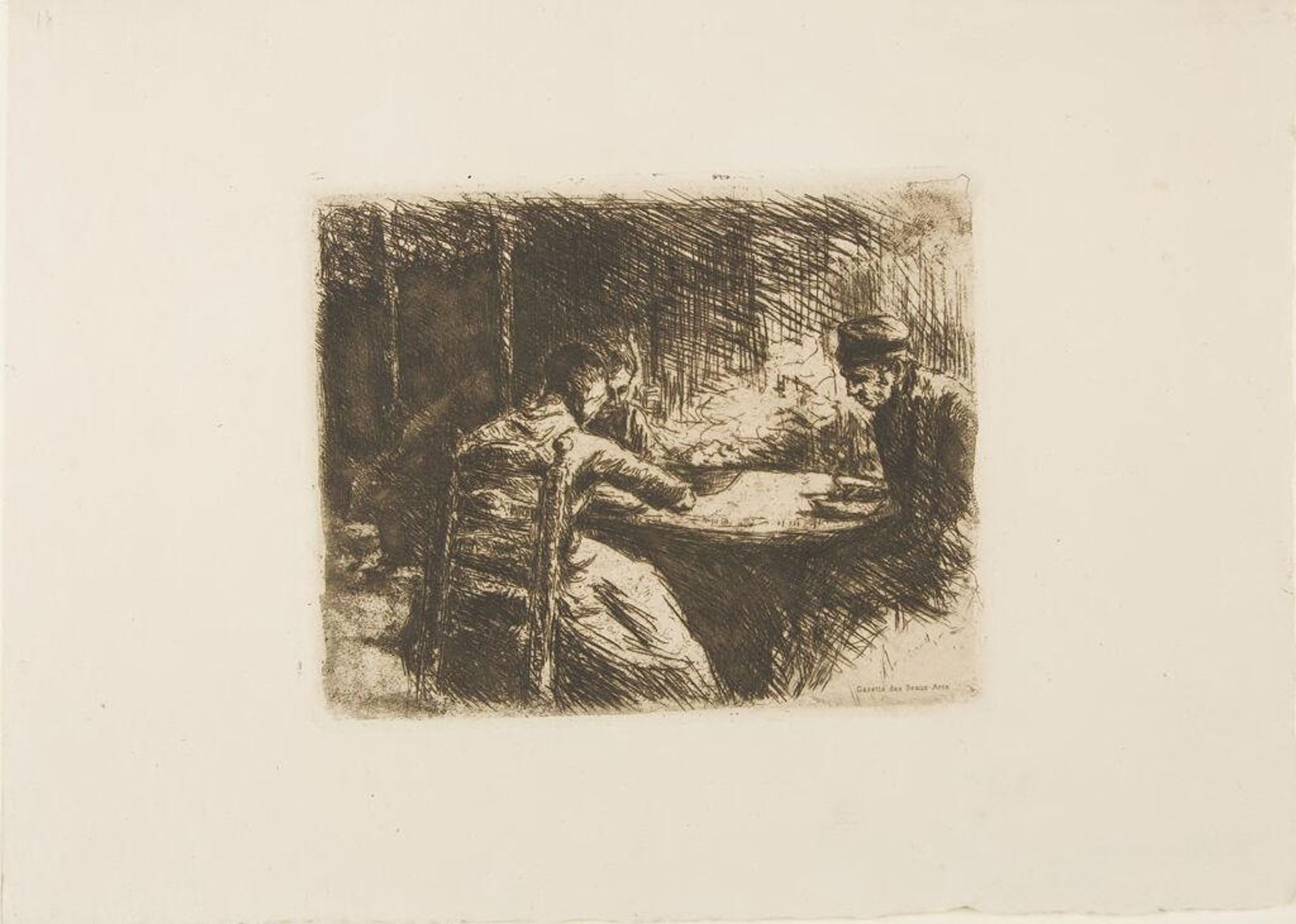 Midday Meal, for "Gazette des Beaux-Arts" by Max Liebermann