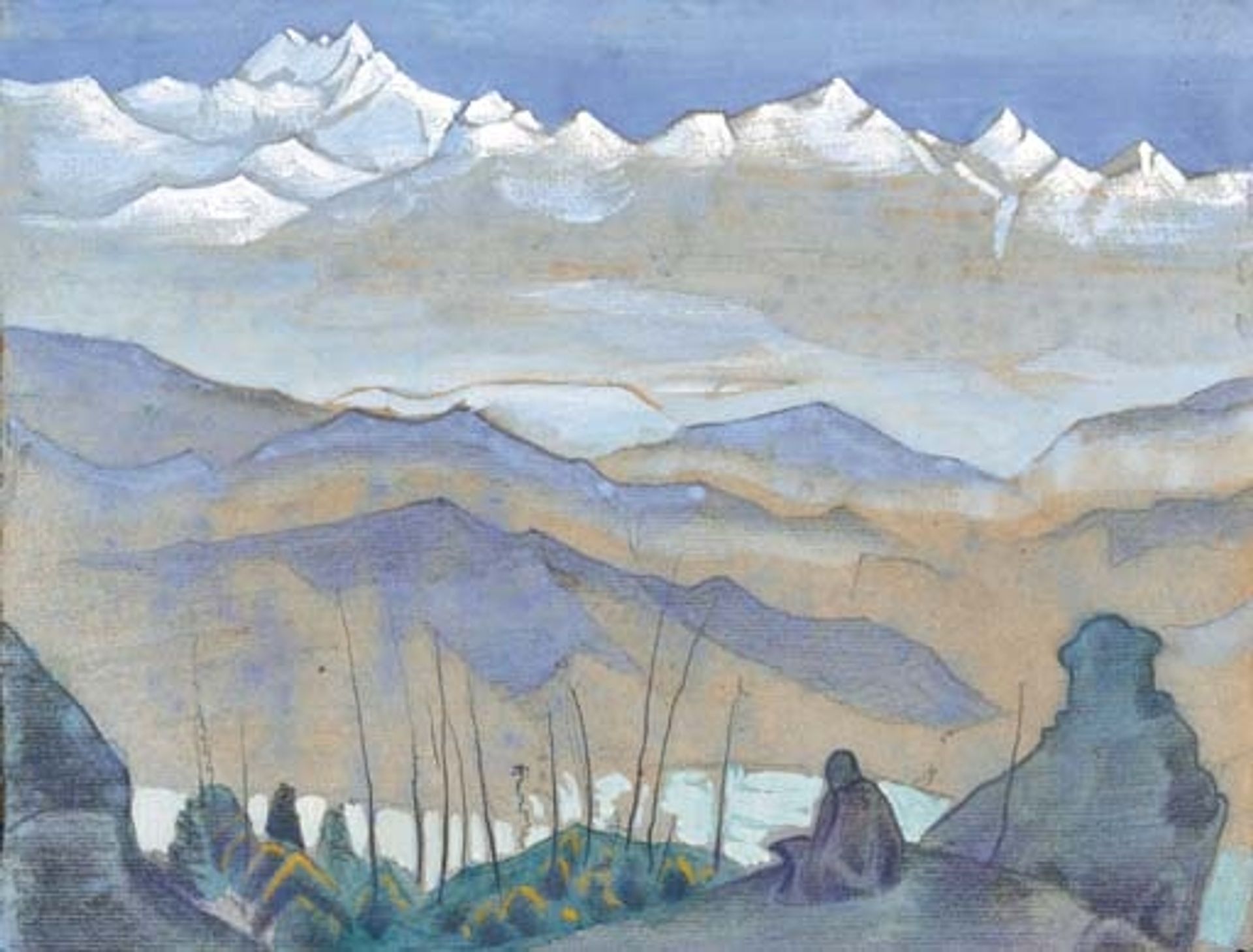 Study to "Book of Wisdom" by Nicholas Roerich