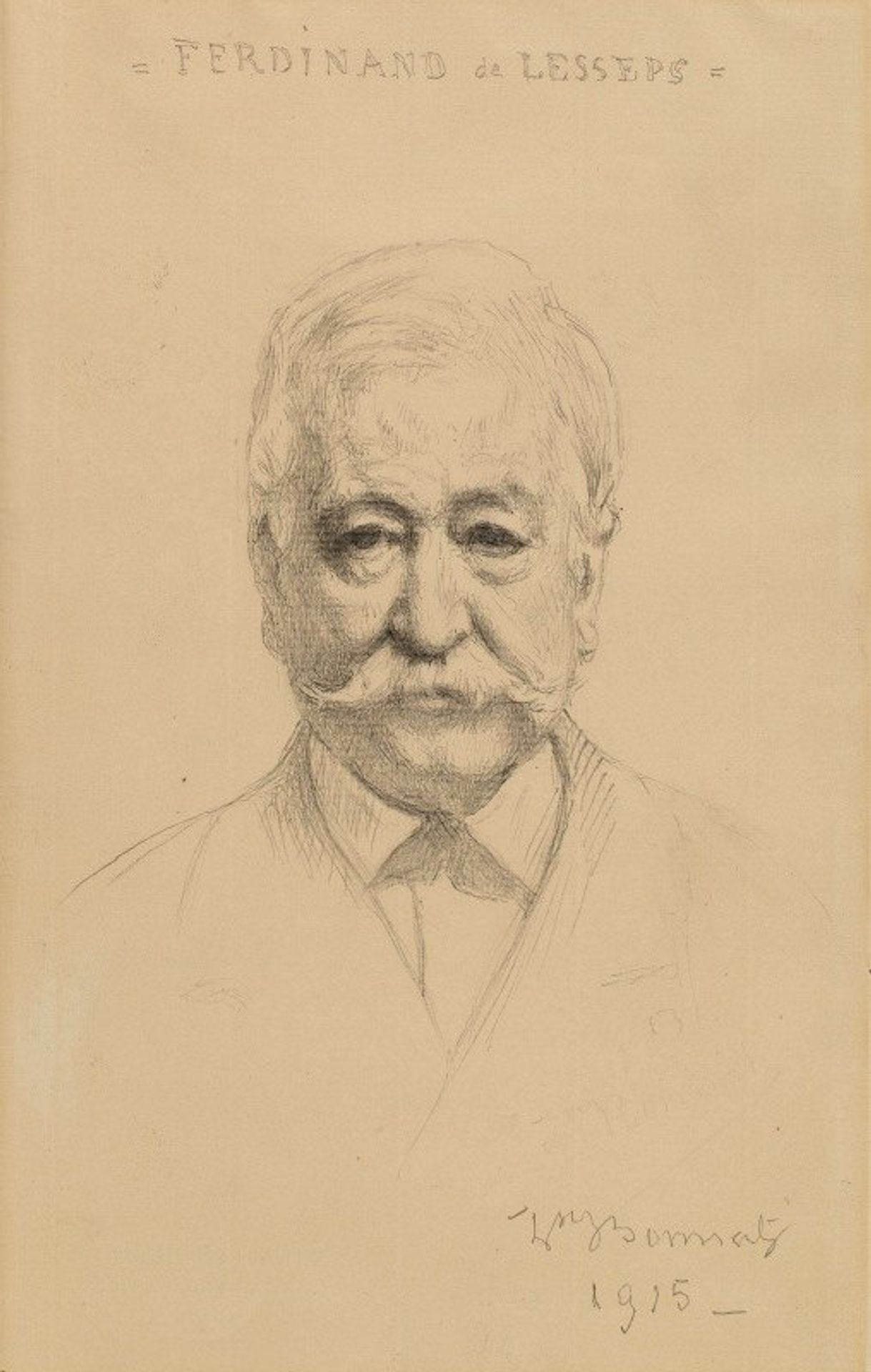 Ferdinand De Lesseps by Léon Bonnat