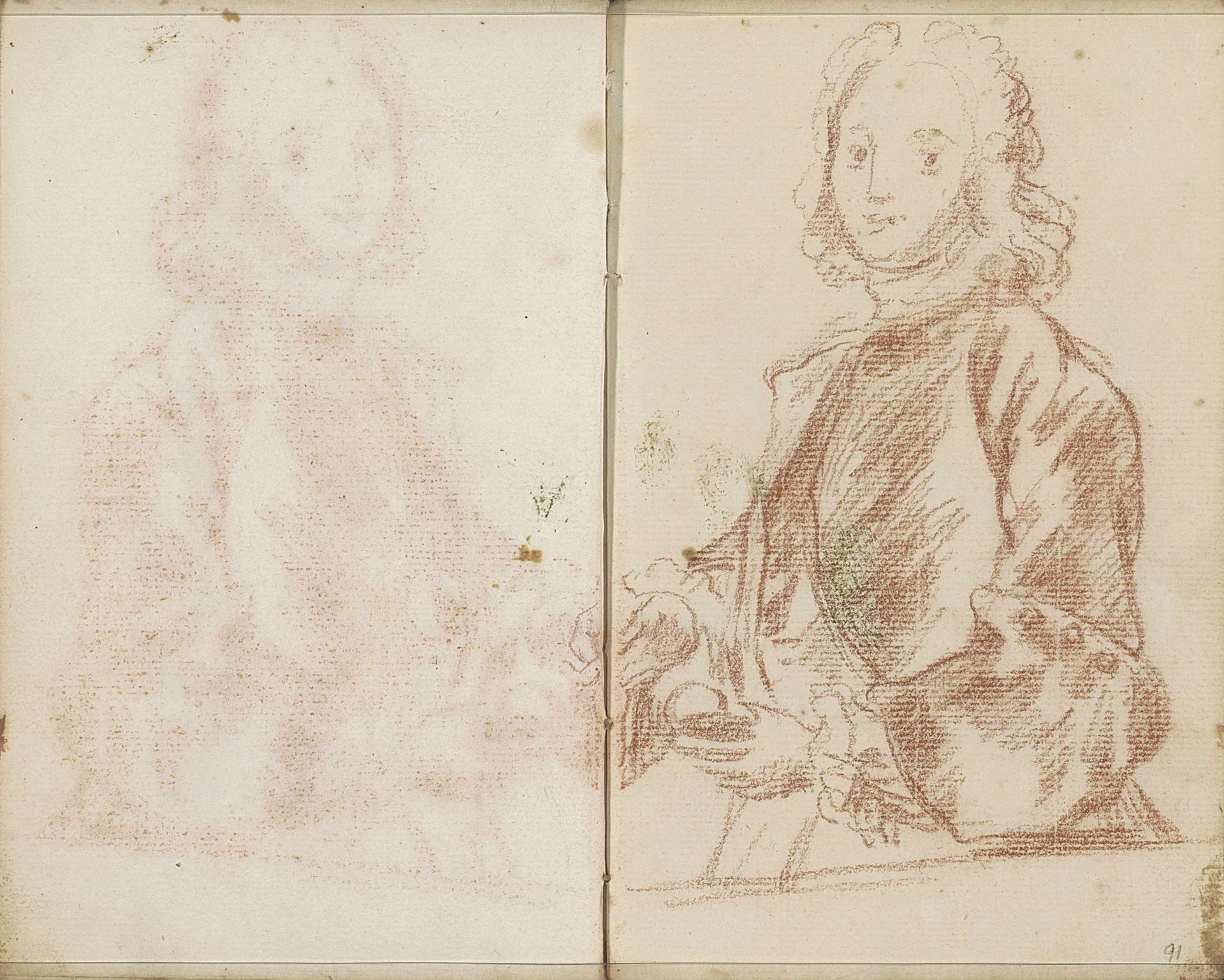 Staande man by Petrus Johannes van Reysschoot