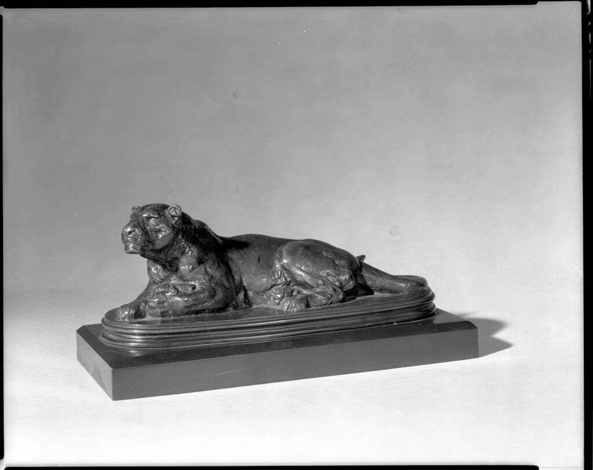 Reclining Panther by Antoine Louis Barye