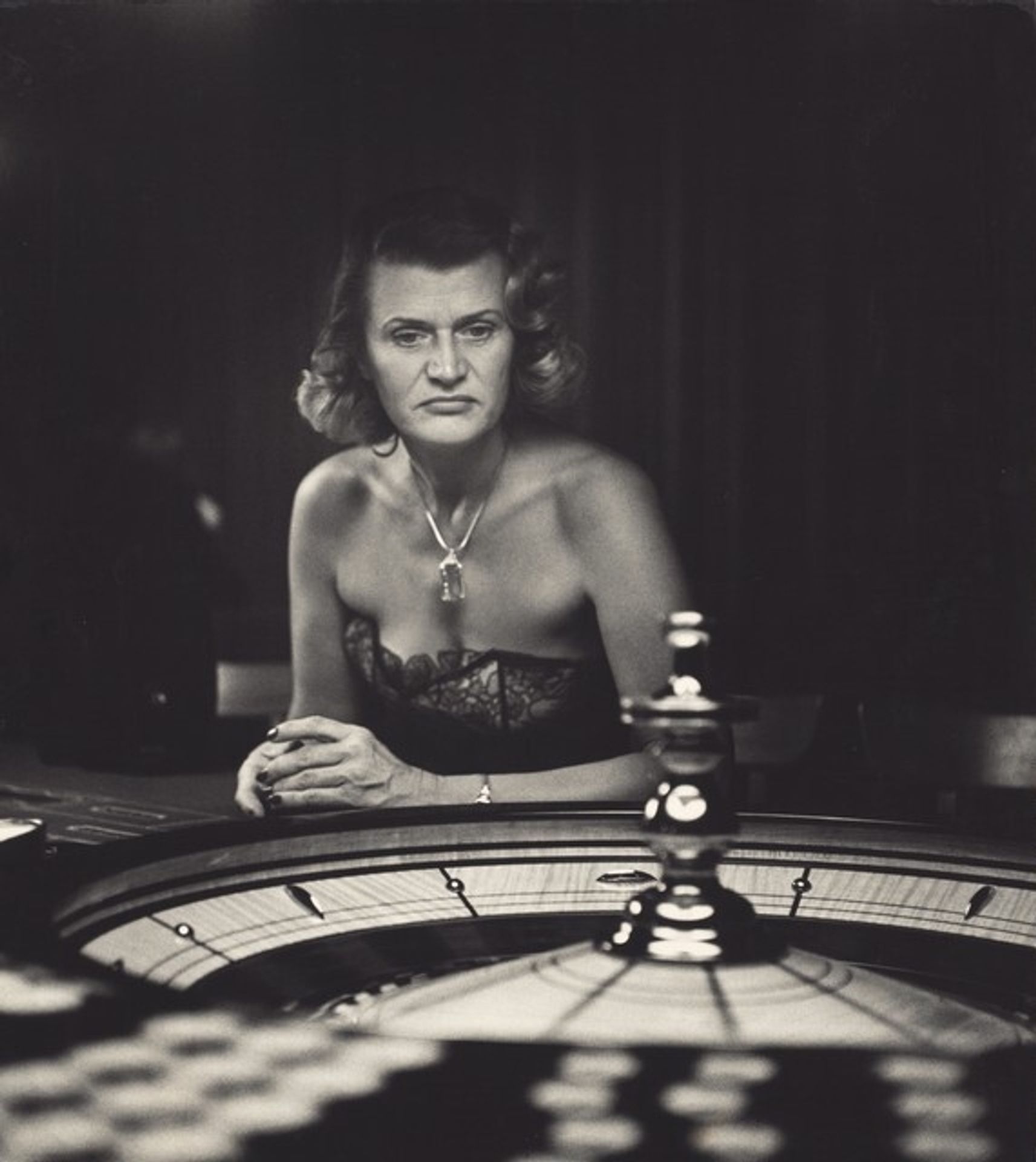 Gambling Woman, Caribe Hilton Hotel, San Juan, Puerto Rico by Gordon Parks