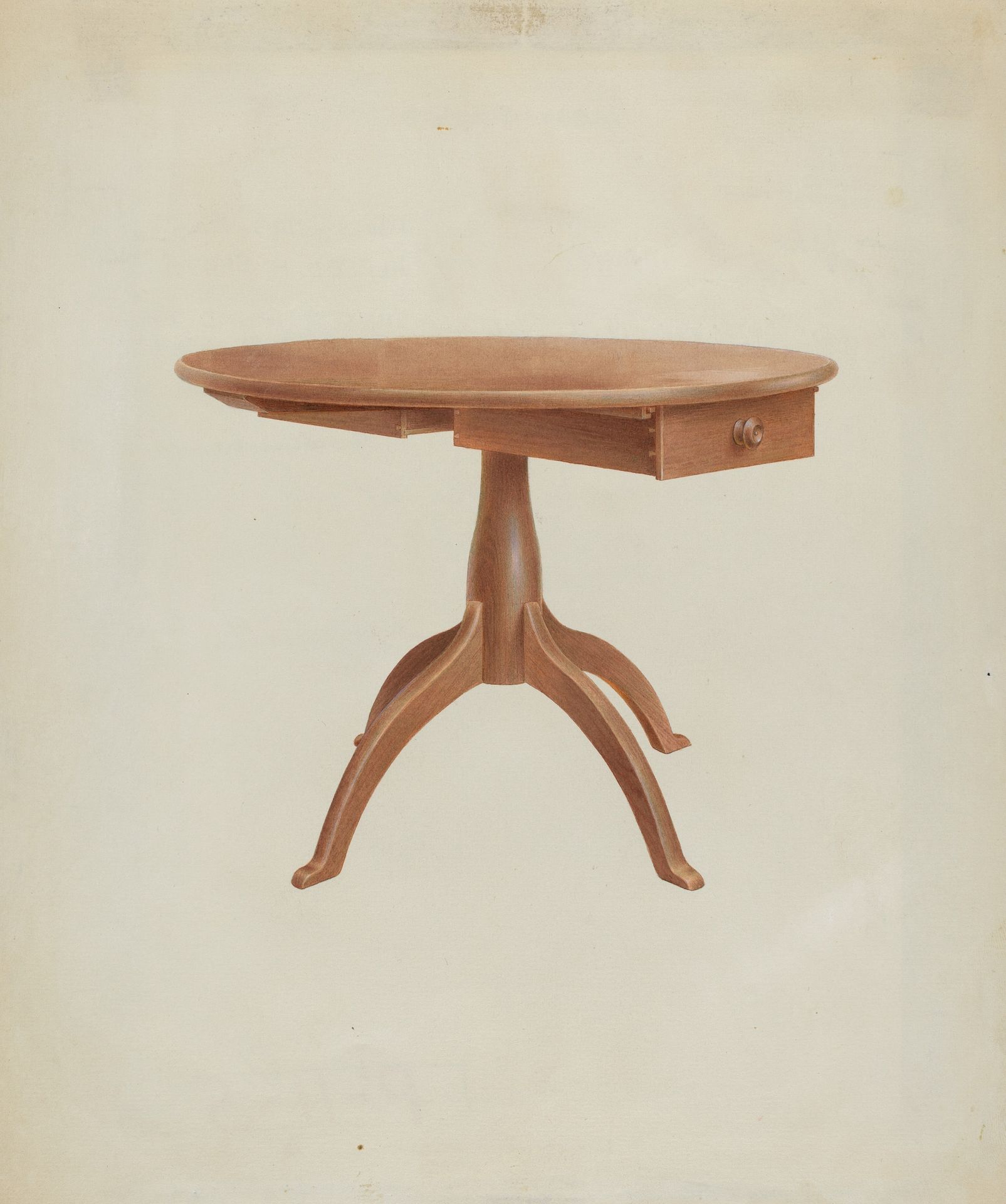 Shaker Round Table by Alfred H. Smith