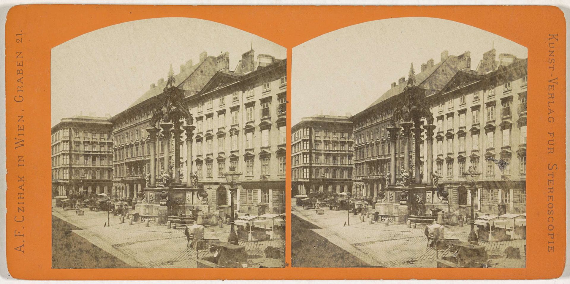 Vermählungsbrunnen, of Huwelijksfontein, op de Hoher Markt, Wenen by Anonymous