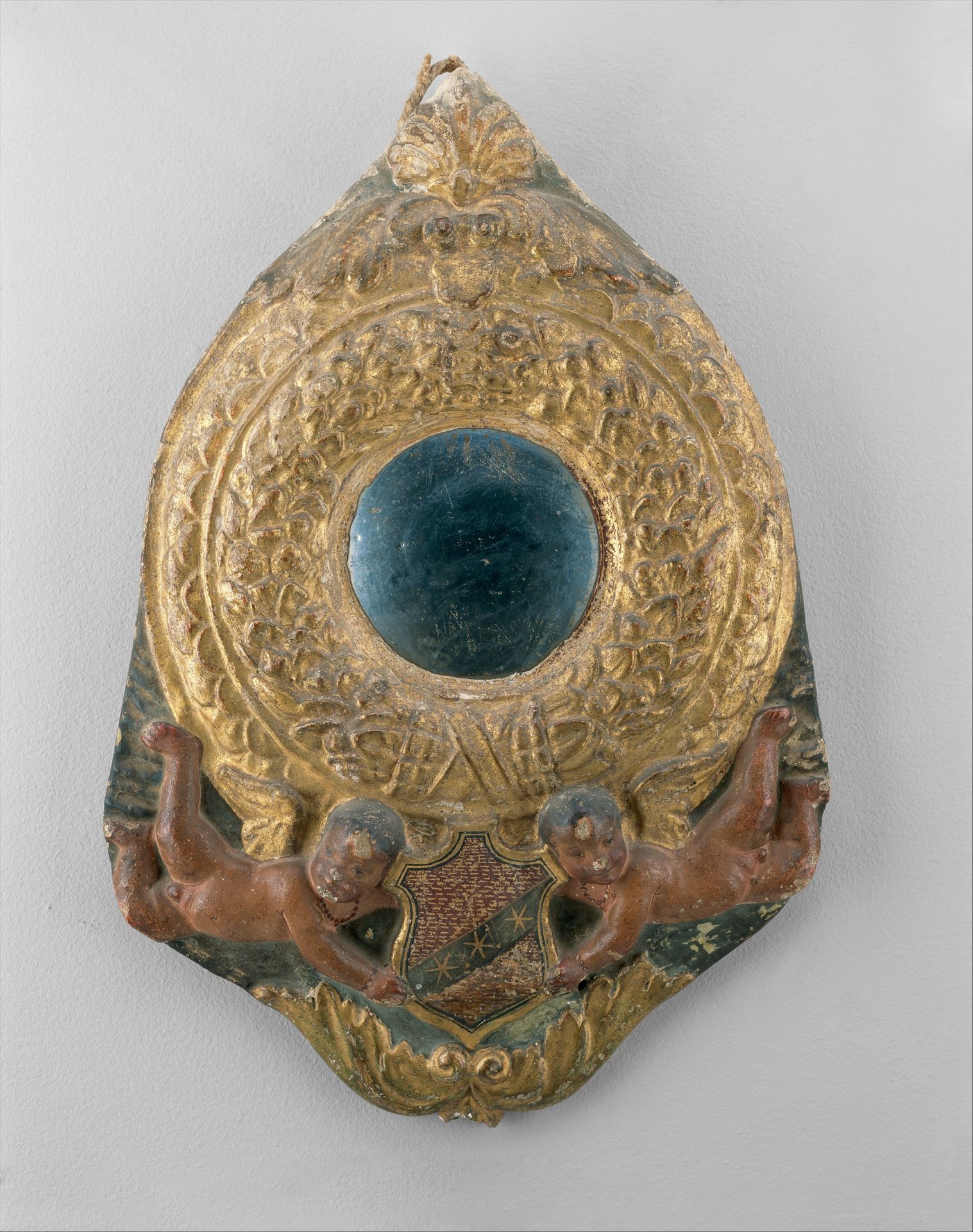Tondo mirror frame by Benedetto da Maiano